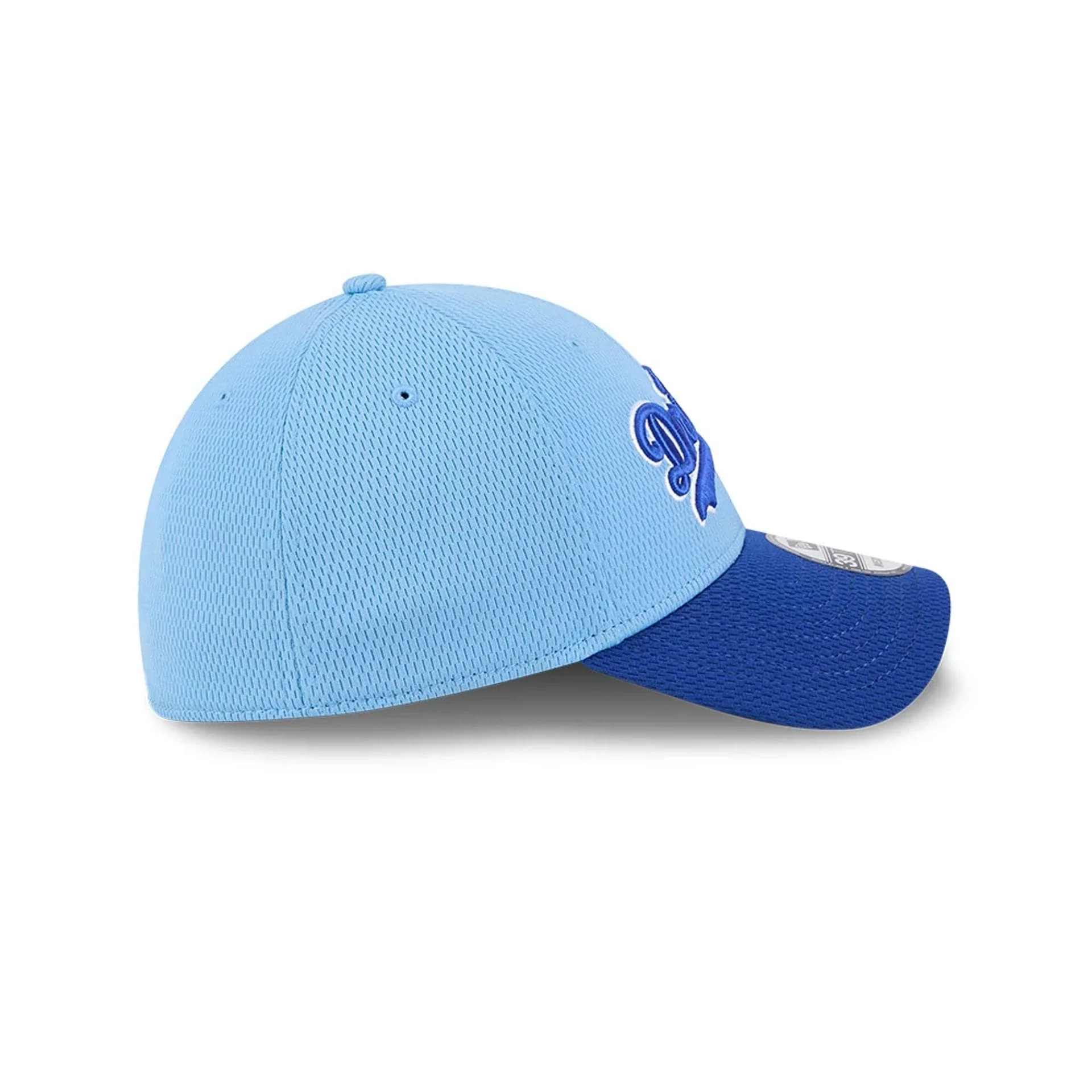 Tulsa Drillers MiLB Batting Practice Pastel Blue 39THIRTY Stretch Fit Cap - Image 6