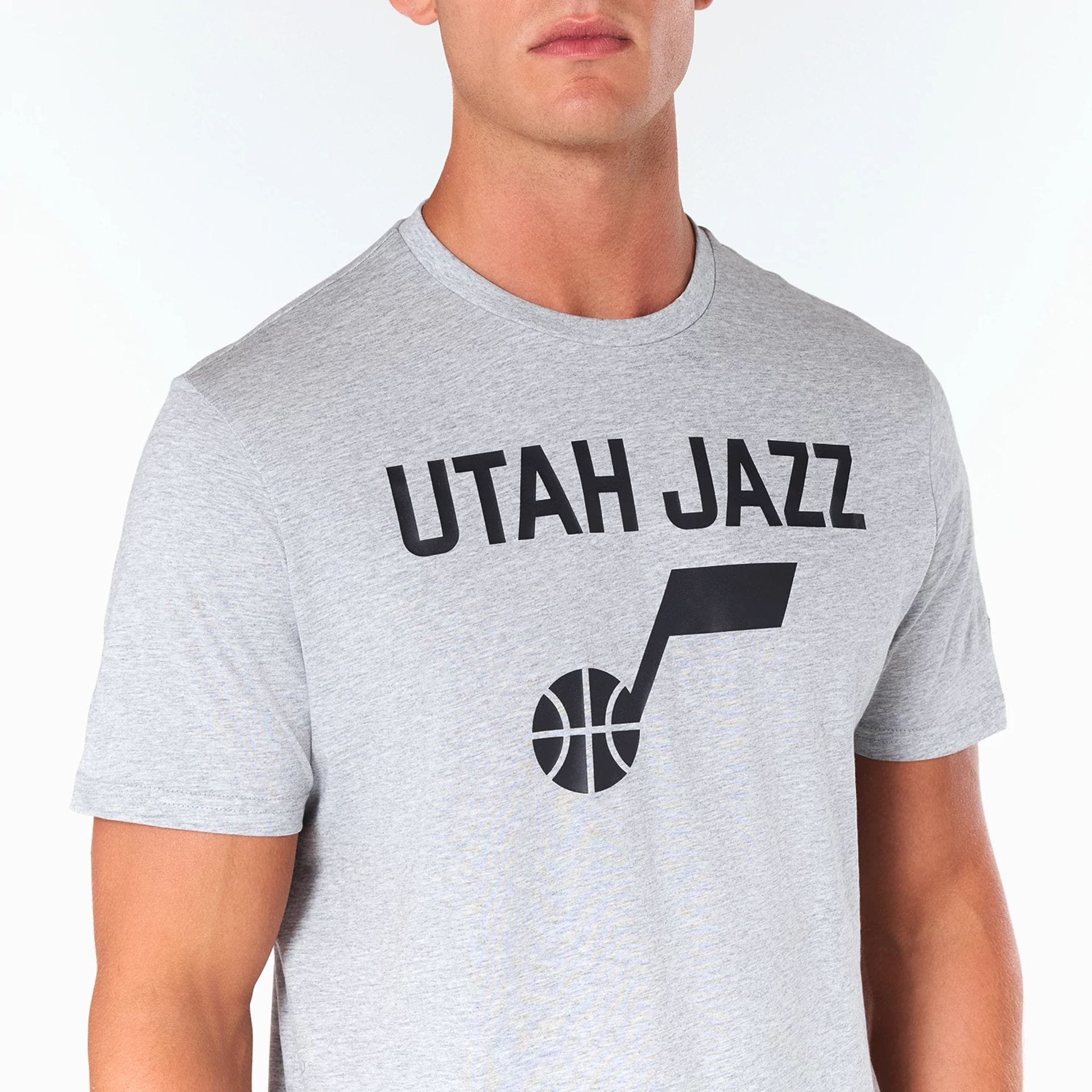 Utah Jazz NBA Grey T-Shirt - Image 2