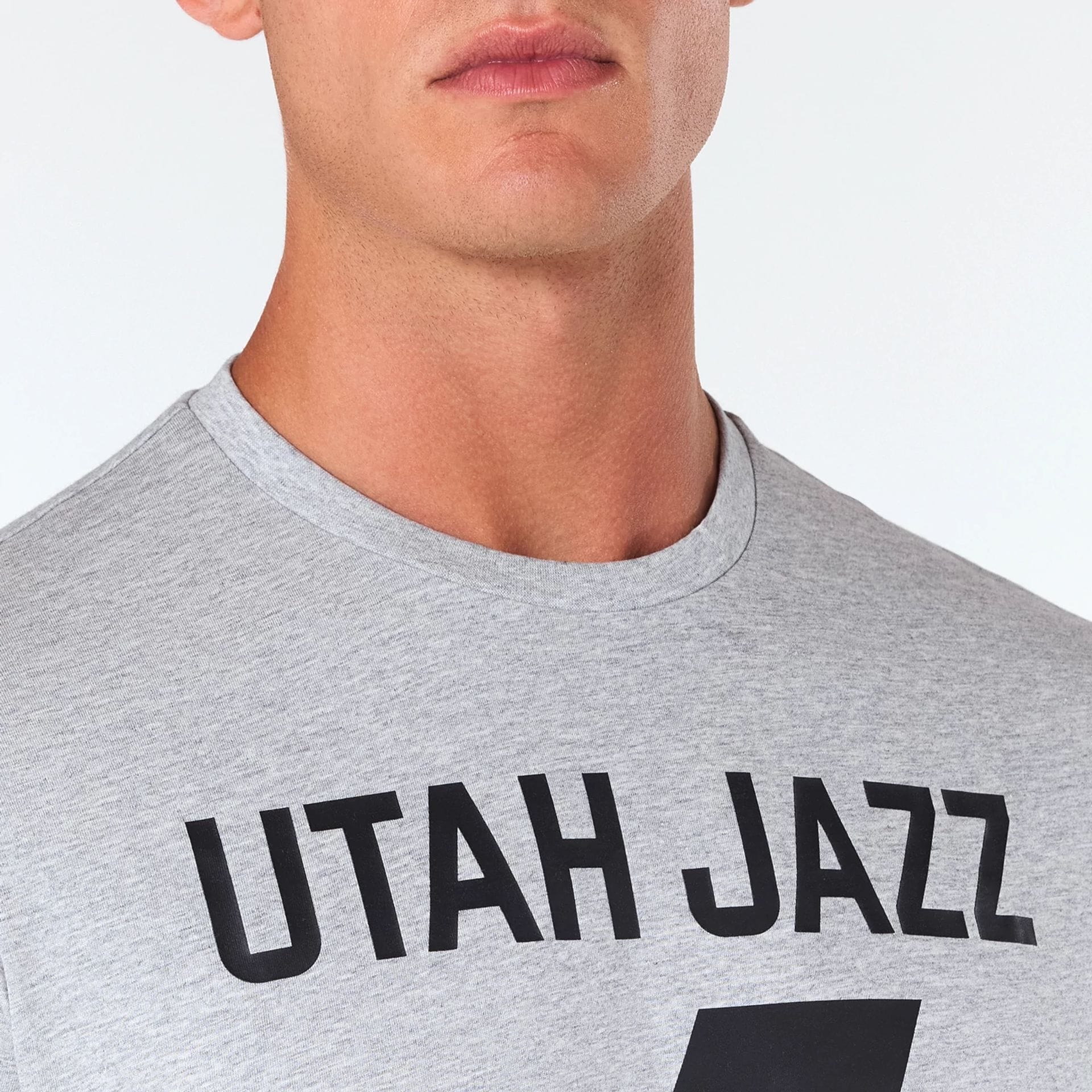Utah Jazz NBA Grey T-Shirt - Image 3