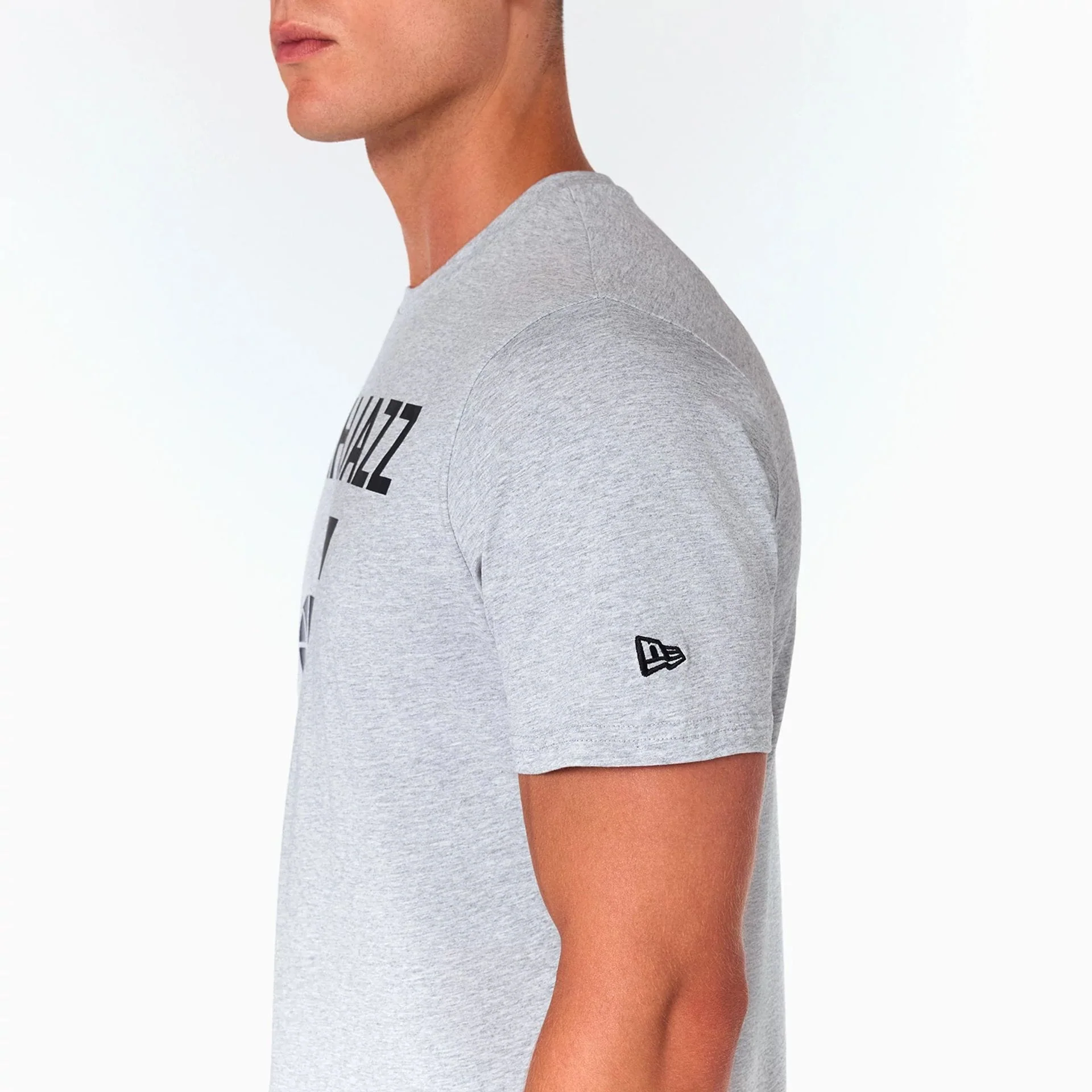 Utah Jazz NBA Grey T-Shirt - Image 4