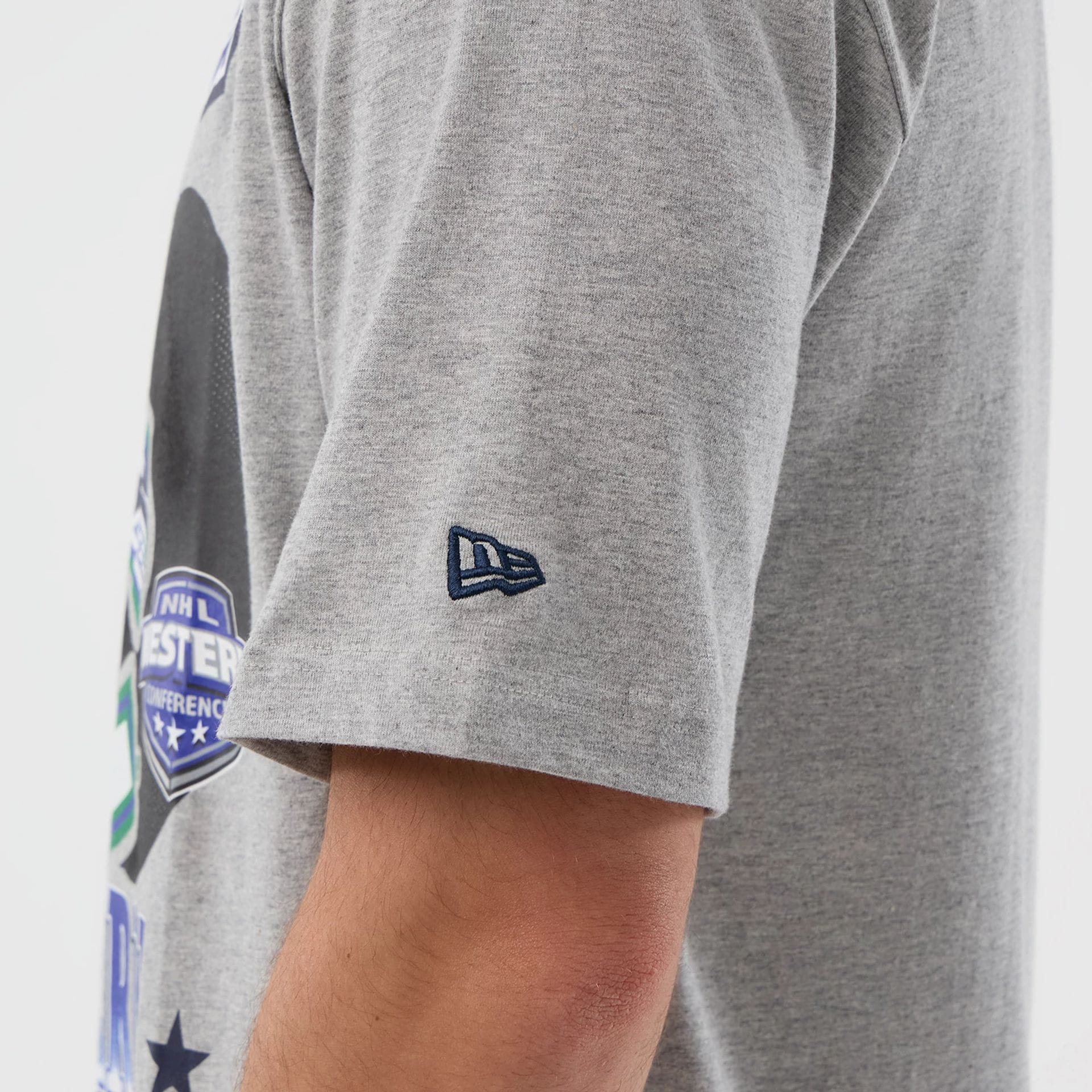 Vancouver Canucks NHL Sport Classic Grey T-Shirt - Image 3