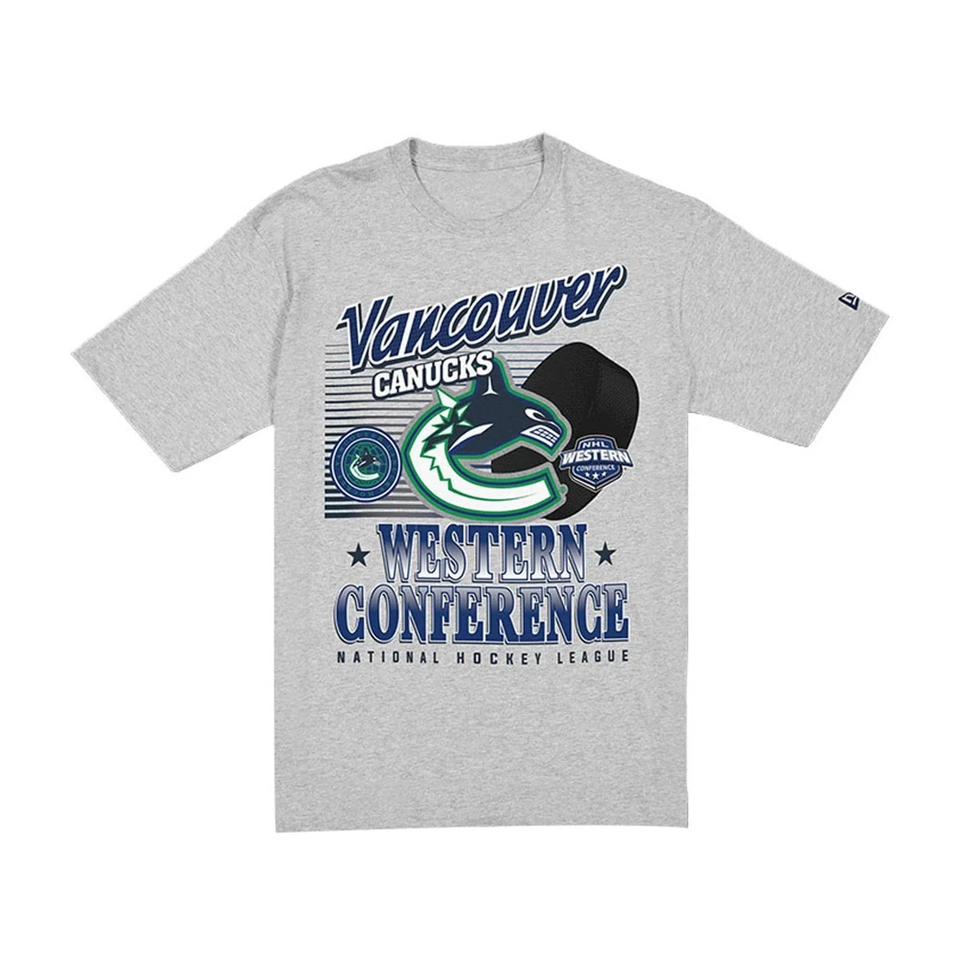 Vancouver Canucks NHL Sport Classic Grey T-Shirt - Image 6