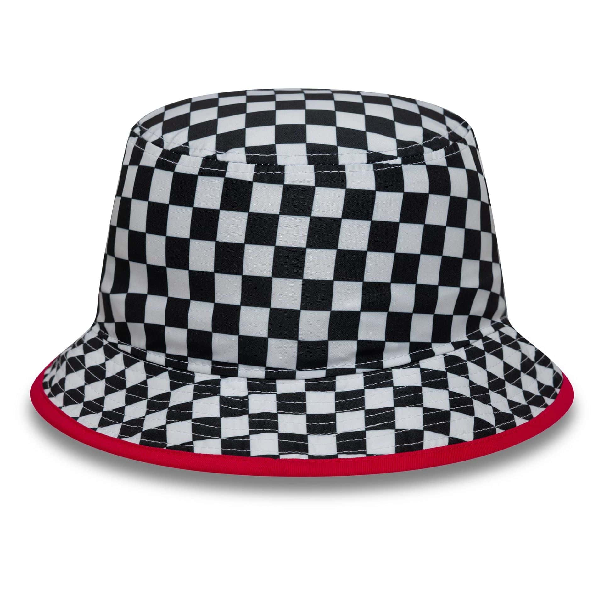 Visa Cash App Racing Bulls Checkerboard White Bucket Hat - Image 4