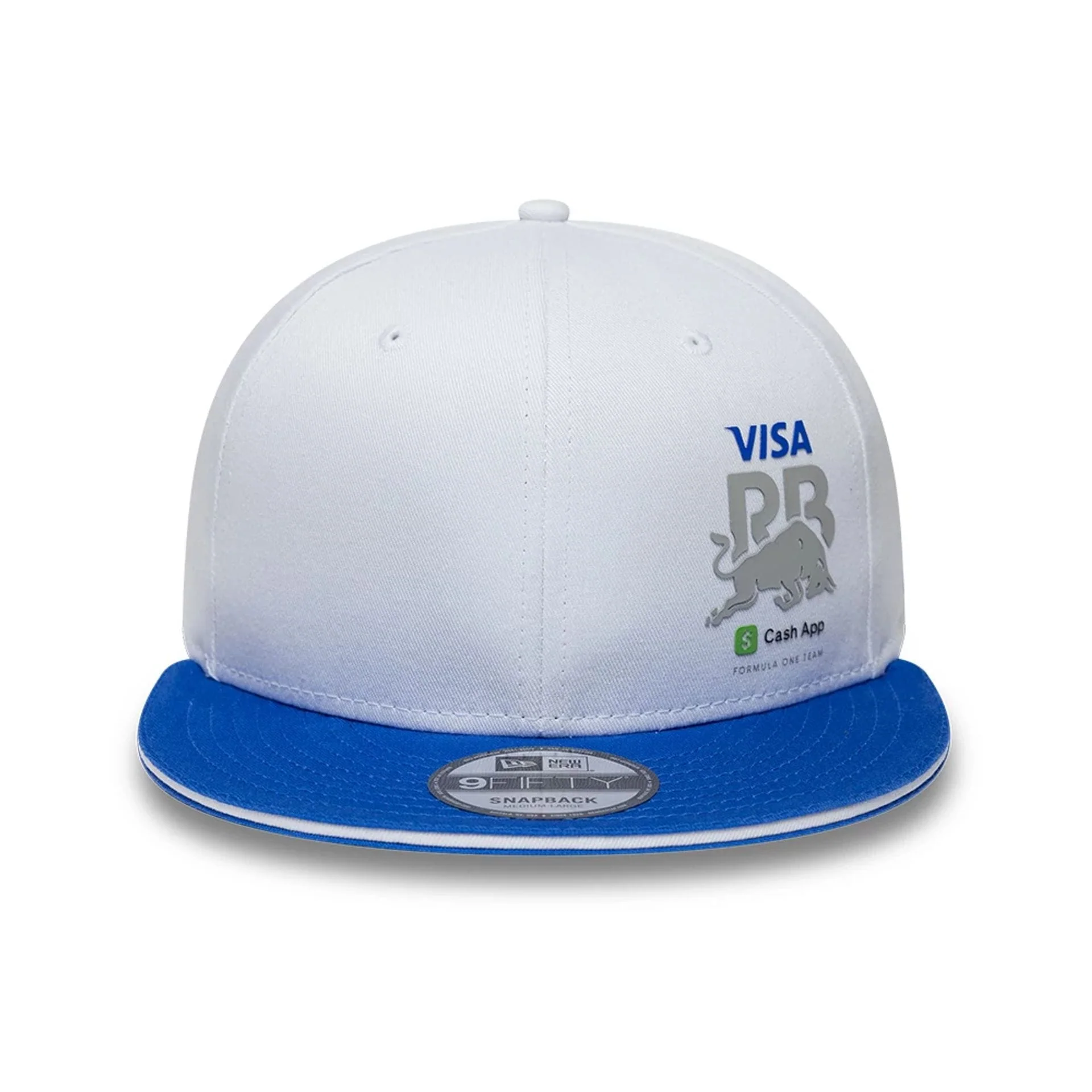 Visa Cash App Racing Bulls Essential White 9FIFTY Snapback Adjustable Cap - Image 2