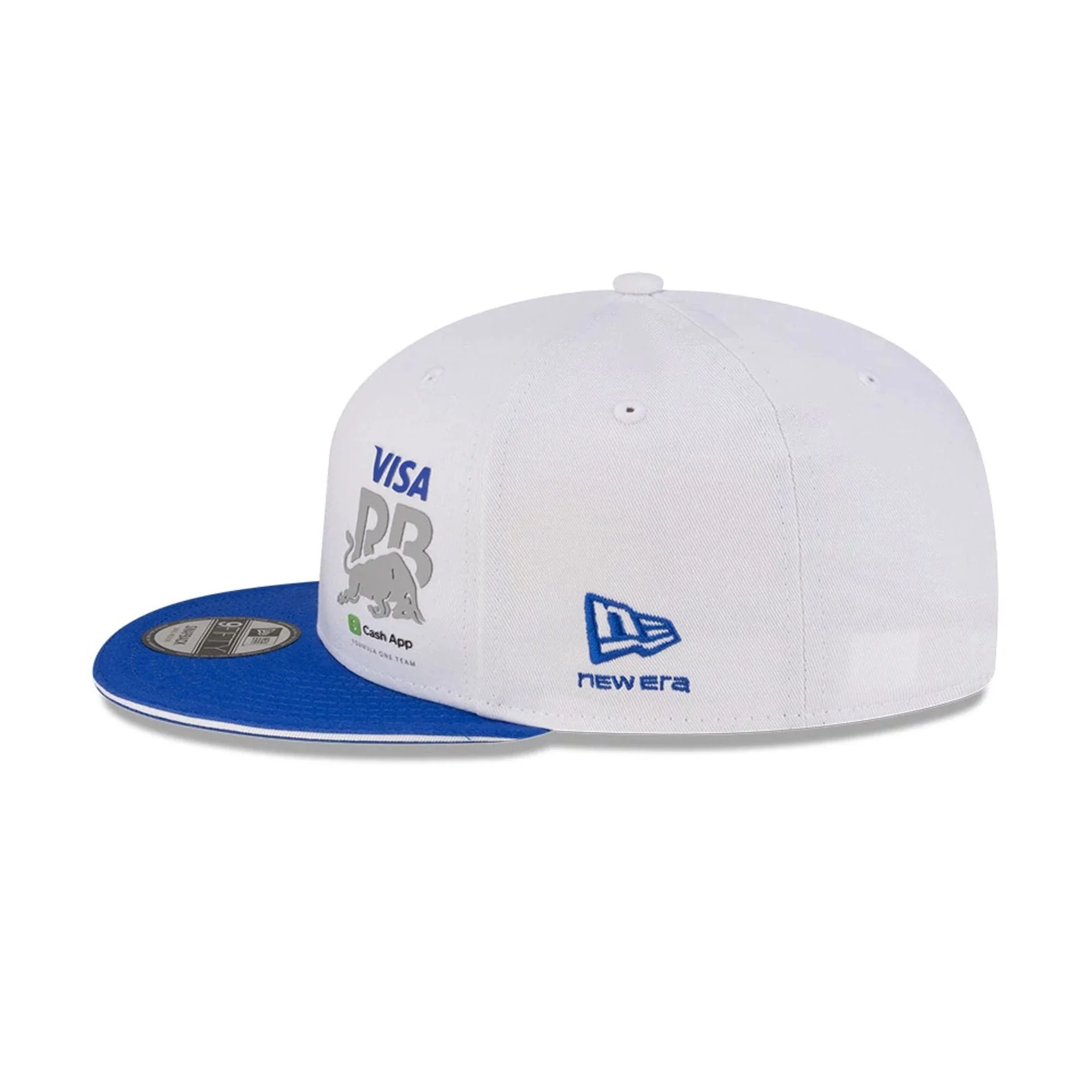 Visa Cash App Racing Bulls Essential White 9FIFTY Snapback Adjustable Cap - Image 6