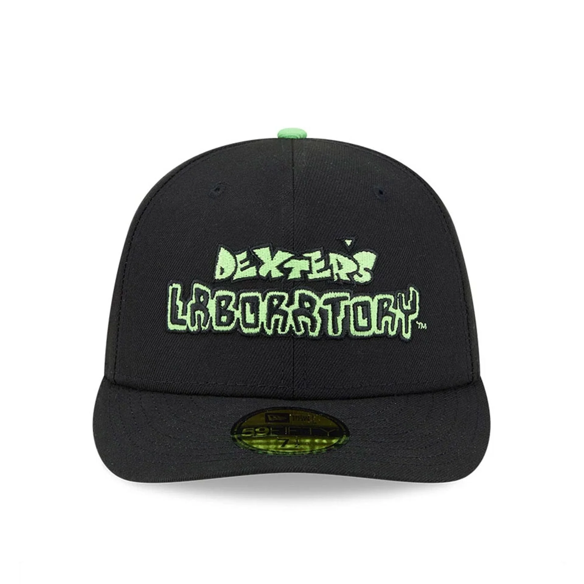 Warner Bros Logo Dexter's Laboratory Black 59FIFTY Fitted Cap - Image 3