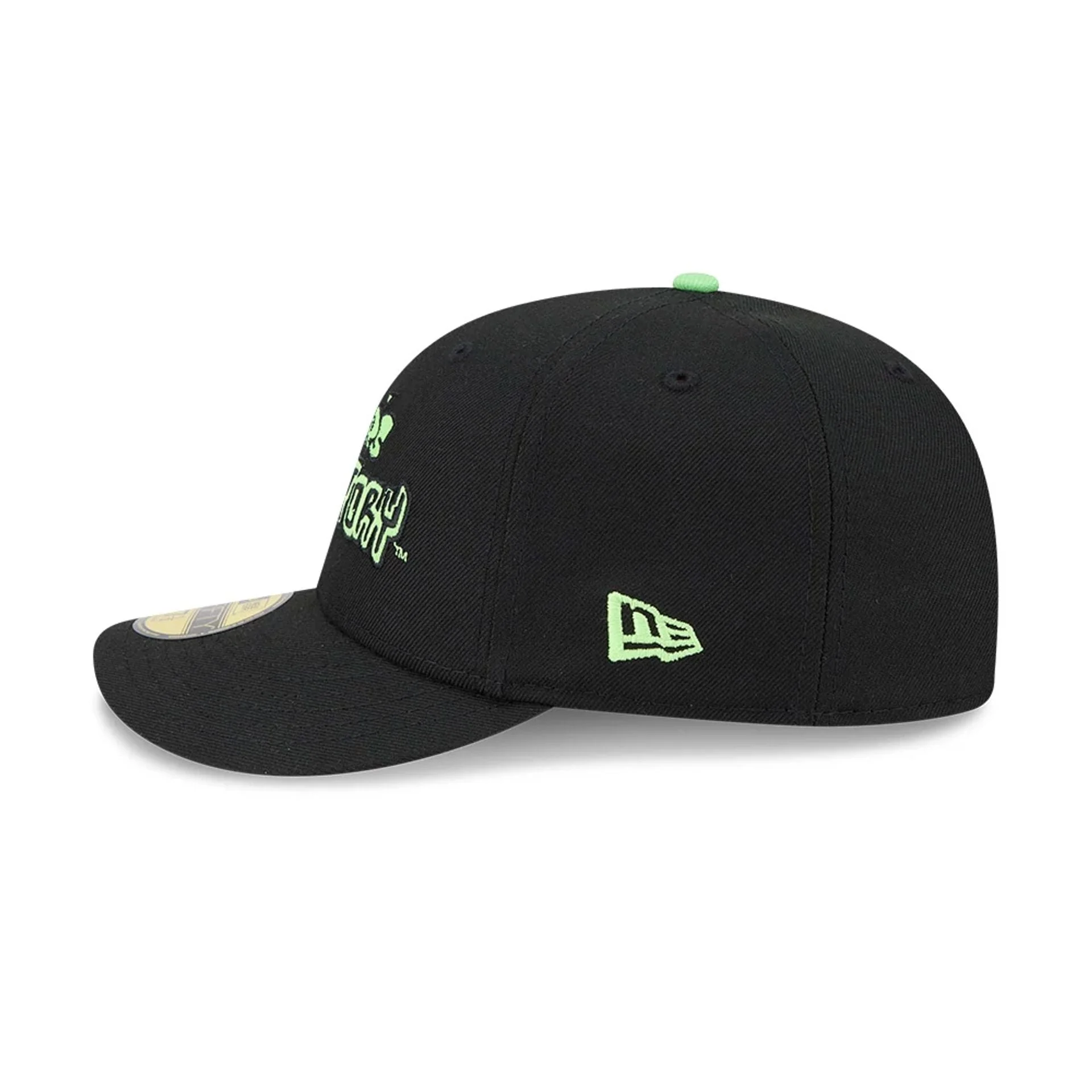 Warner Bros Logo Dexter's Laboratory Black 59FIFTY Fitted Cap - Image 6