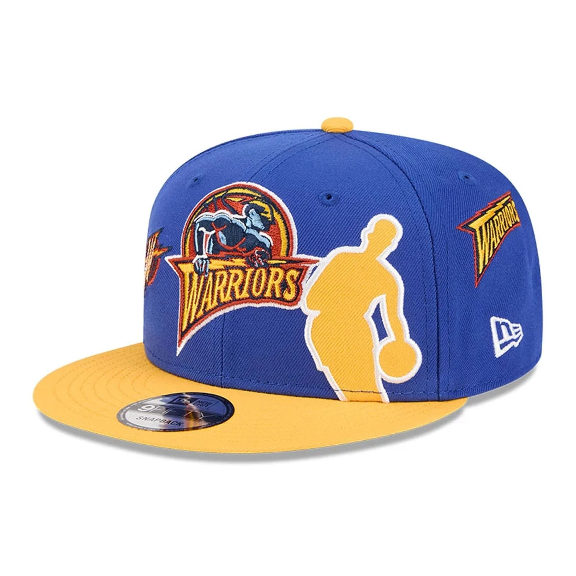 Warriors NBA Hardwood Classic ASG Blue 9FIFTY Snapback Adjustable Cap - Image 4