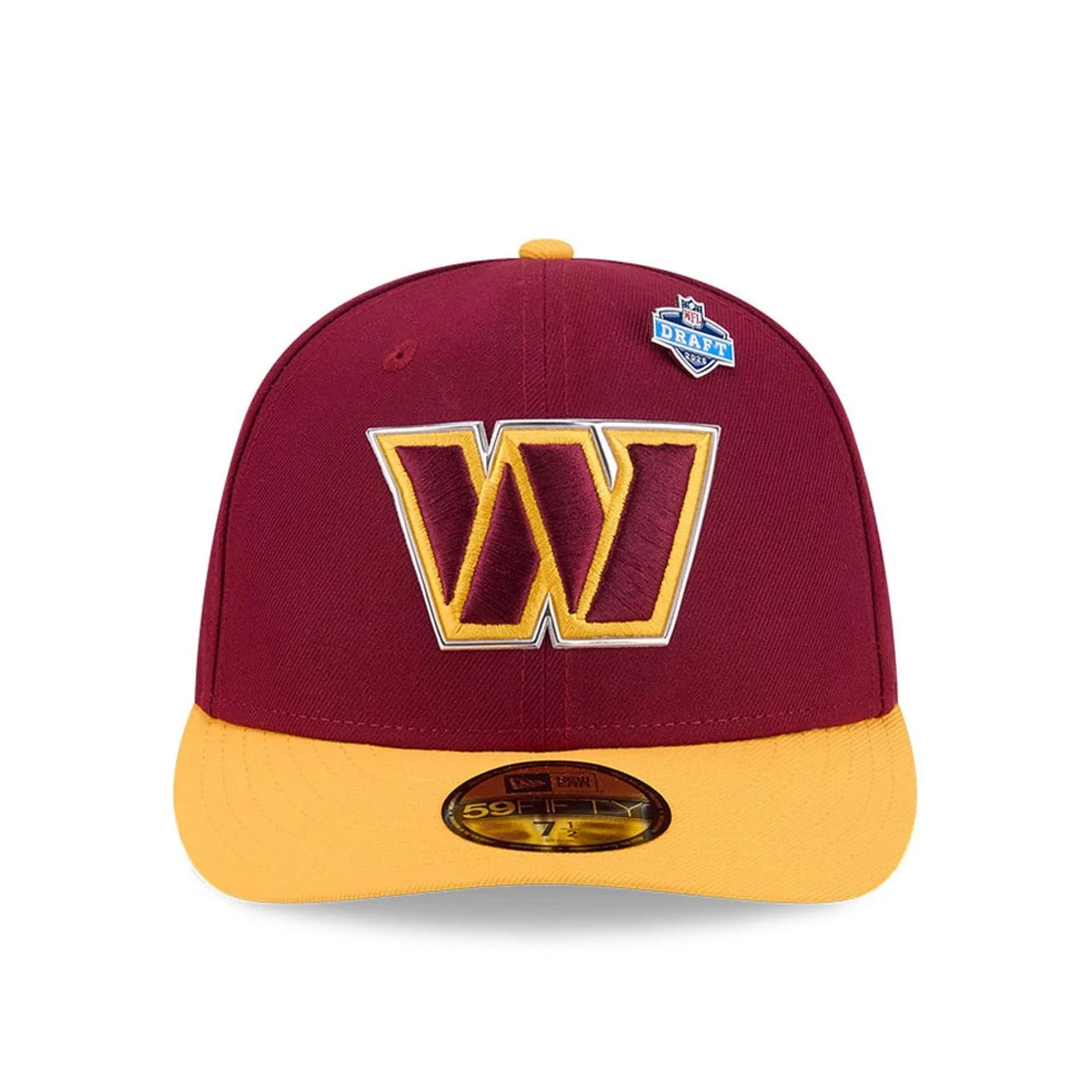 Washington Commanders NFL Draft 2026 Dark Red 59FIFTY Fitted Cap - Image 3