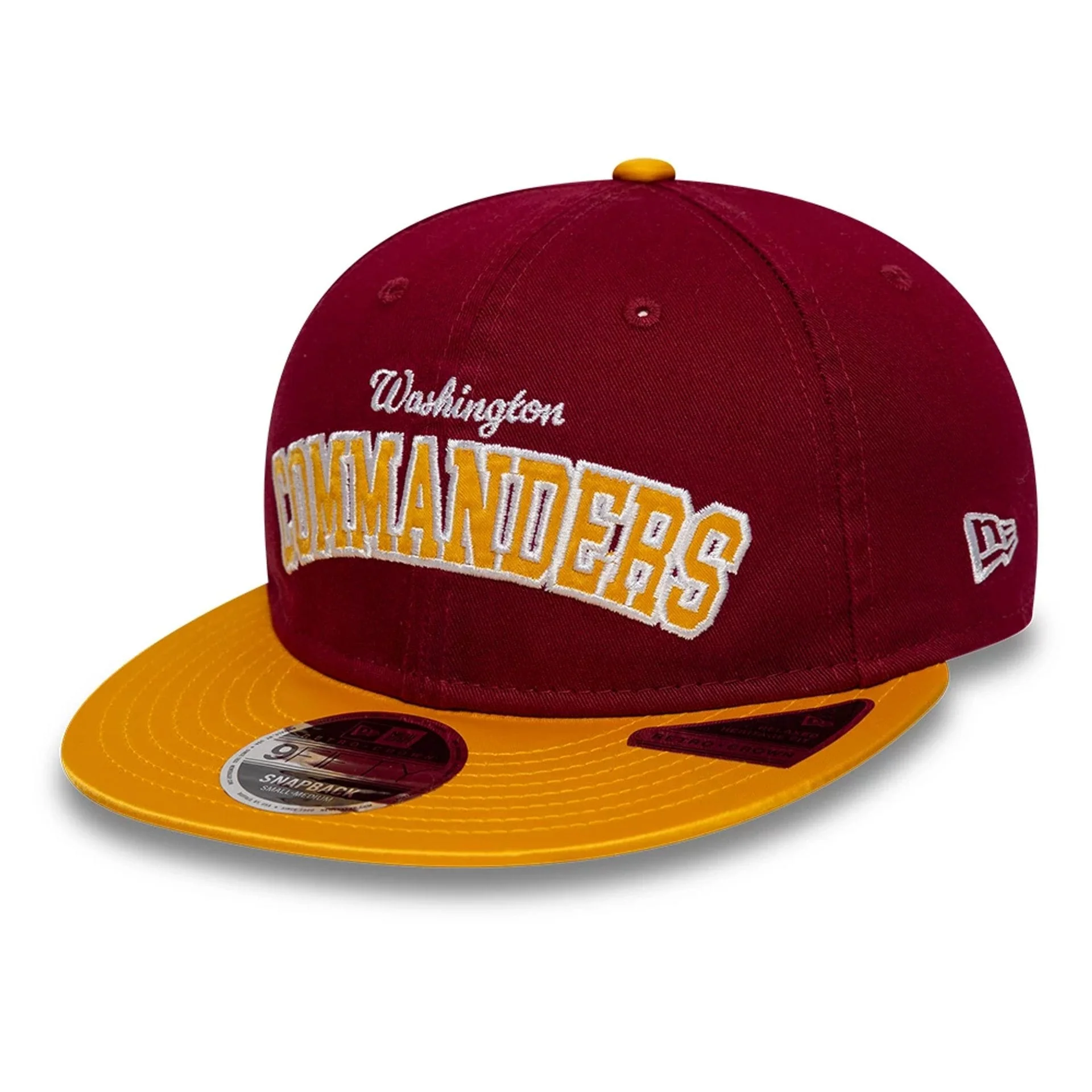 Washington Commanders NFL Historic Dark Red Retro Crown 9FIFTY Adjustable Cap - Image 3