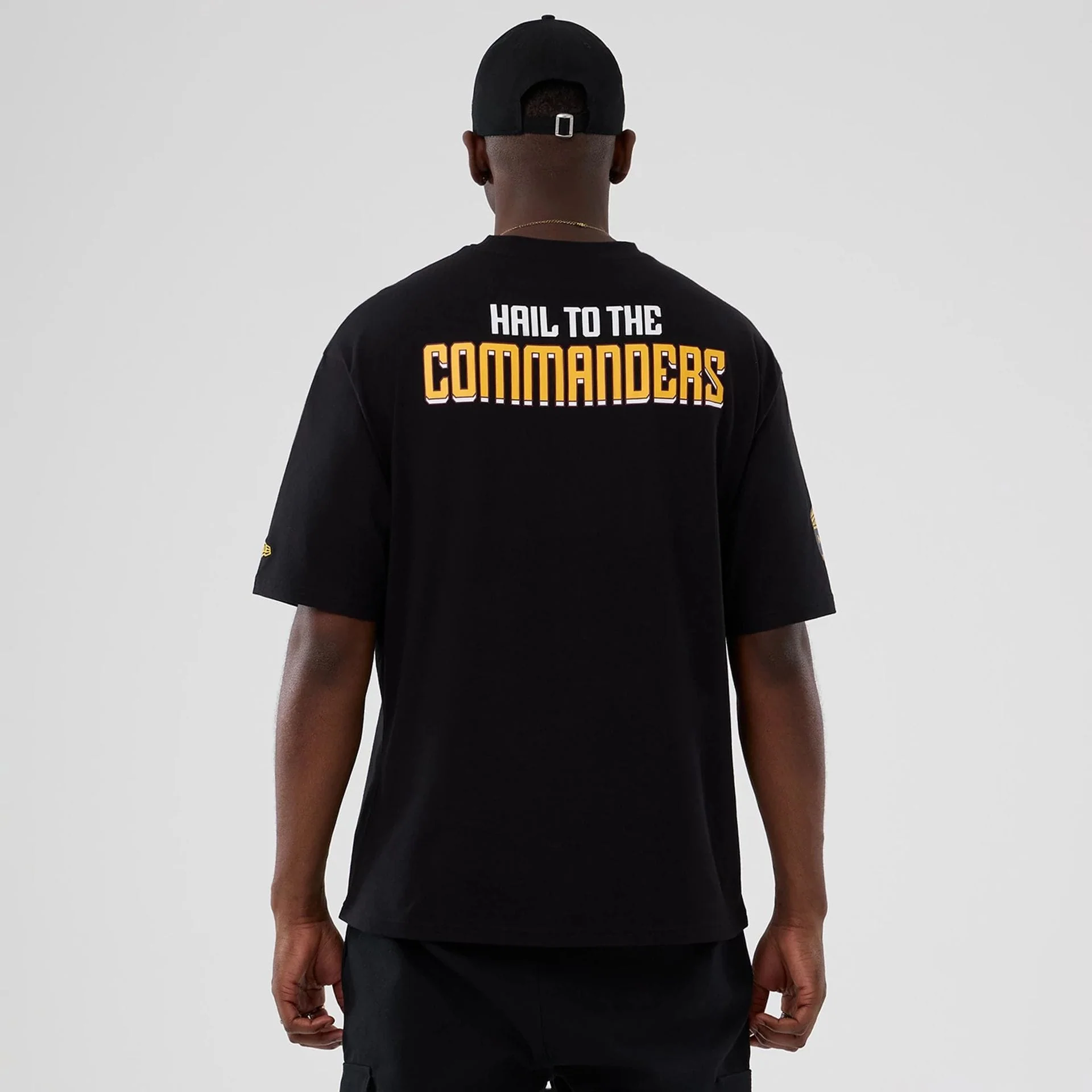 Washington Commanders NFL International Series Games 2025 Black Oversized T-Shirt - Image 2