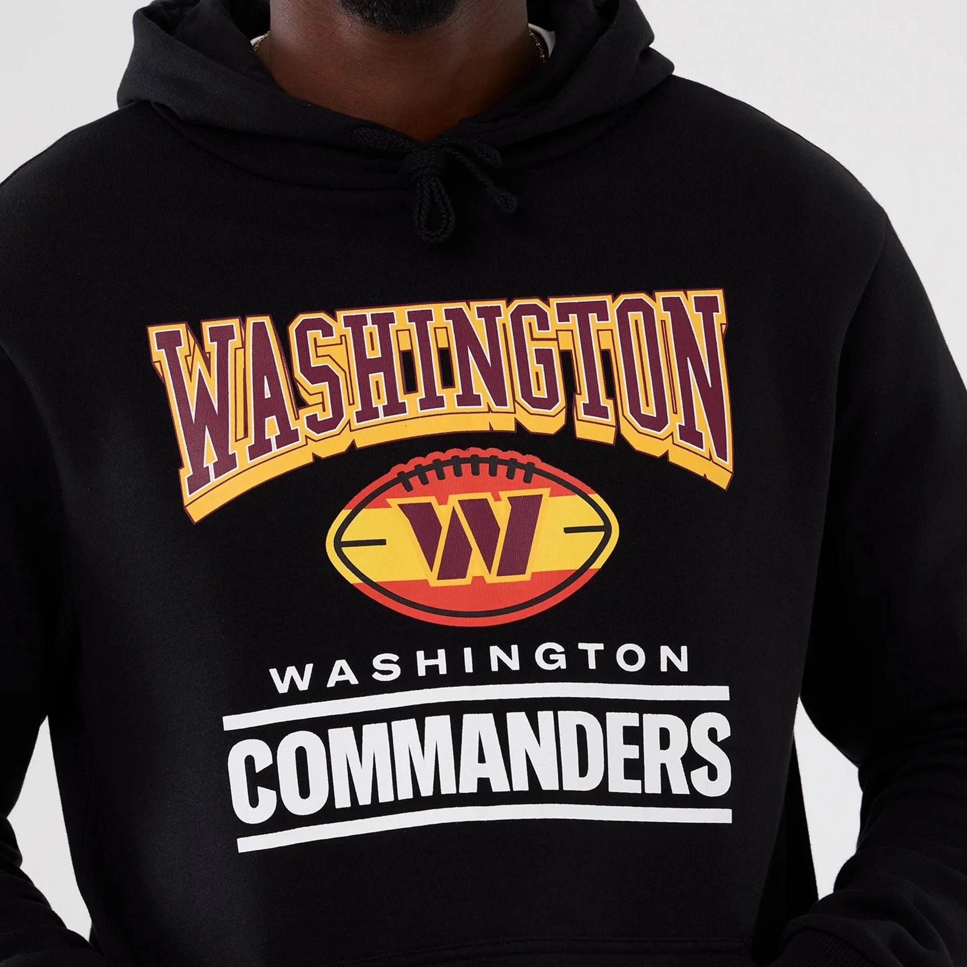 Washington Commanders NFL International Series Games 2025 Black Pullover Hoodie - Image 3