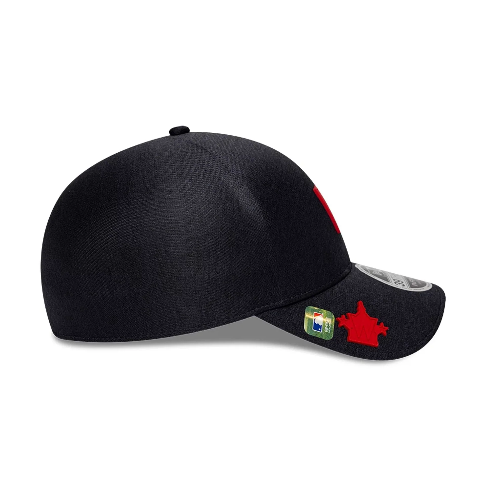 Washington Nationals MLB Clubhouse Black 39THIRTY Infinity Stretch Fit Cap - Image 5