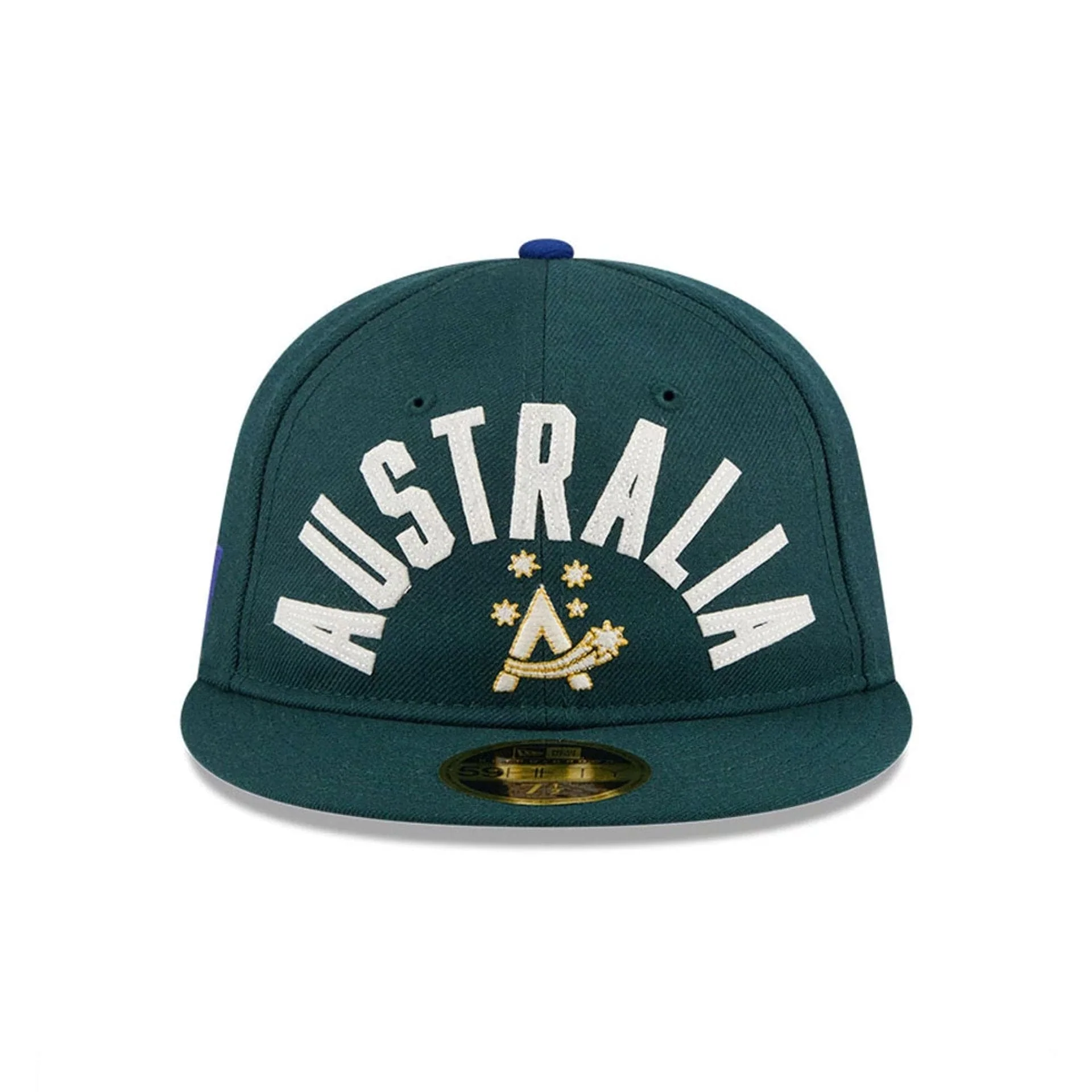WBC Australia Dark Green Retro Crown 59FIFTY Fitted Cap - Image 3