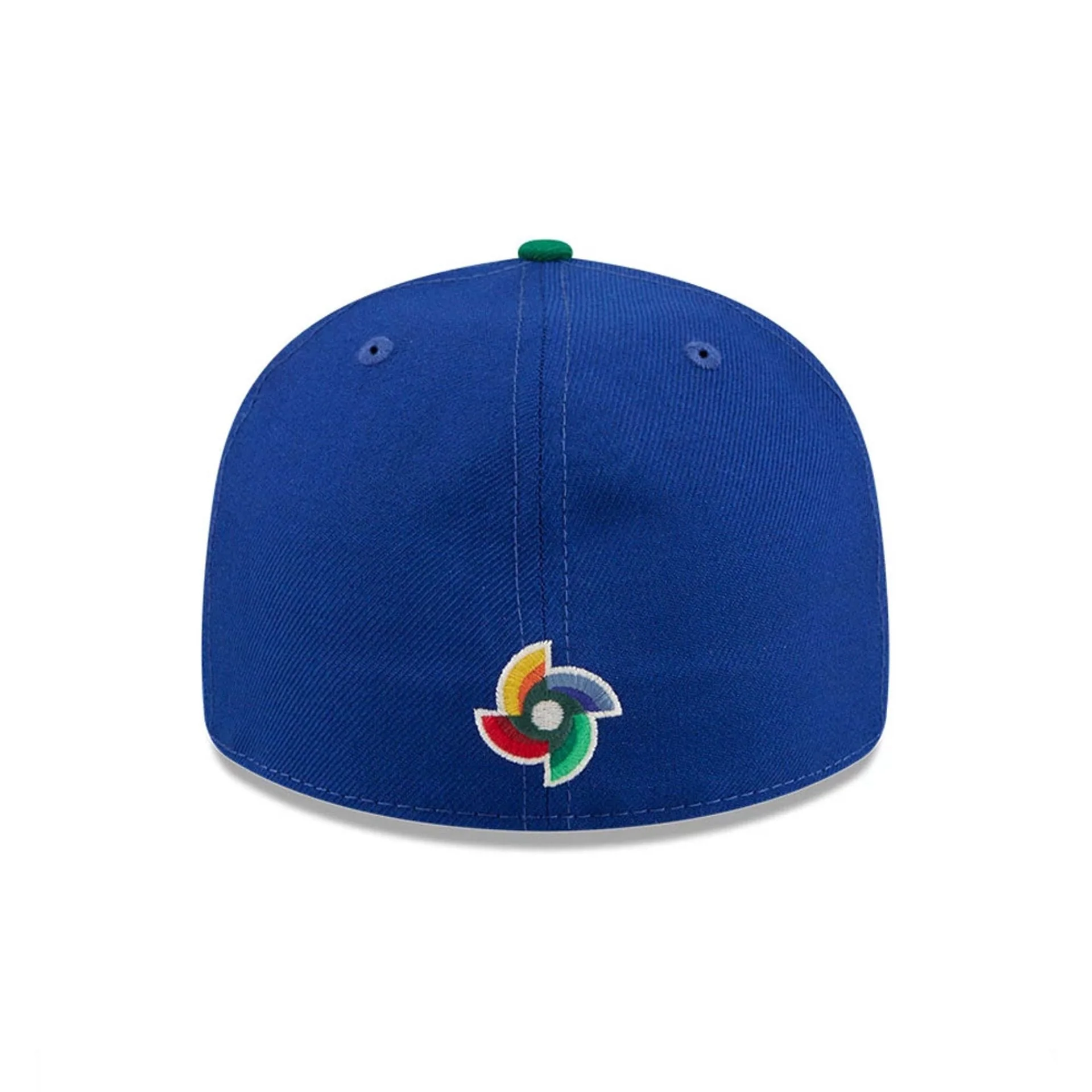 WBC Brazil Classical Script Blue Retro Crown 59FIFTY Fitted Cap - Image 7
