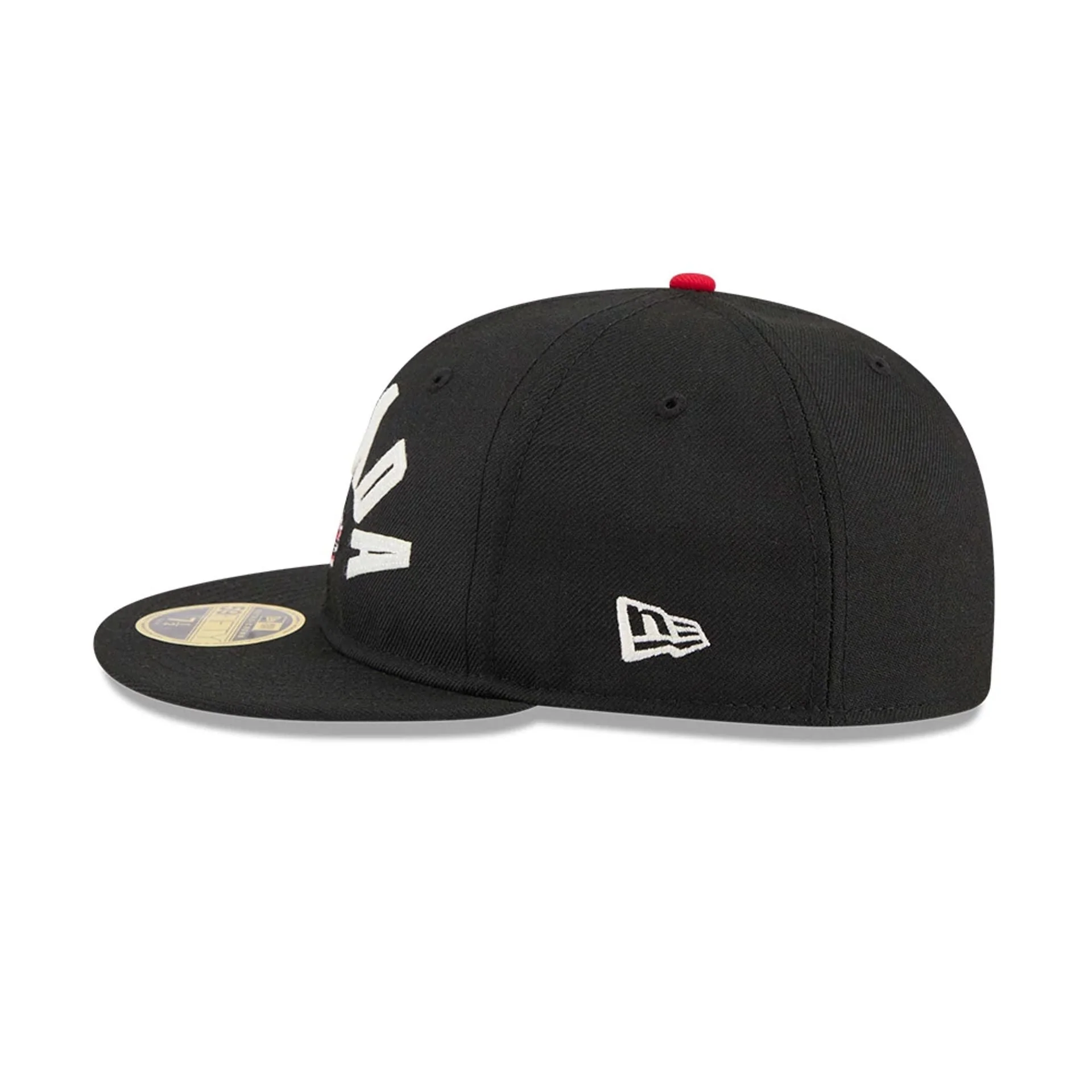 WBC Canada Classical Script Black Retro Crown 59FIFTY Fitted Cap - Image 6