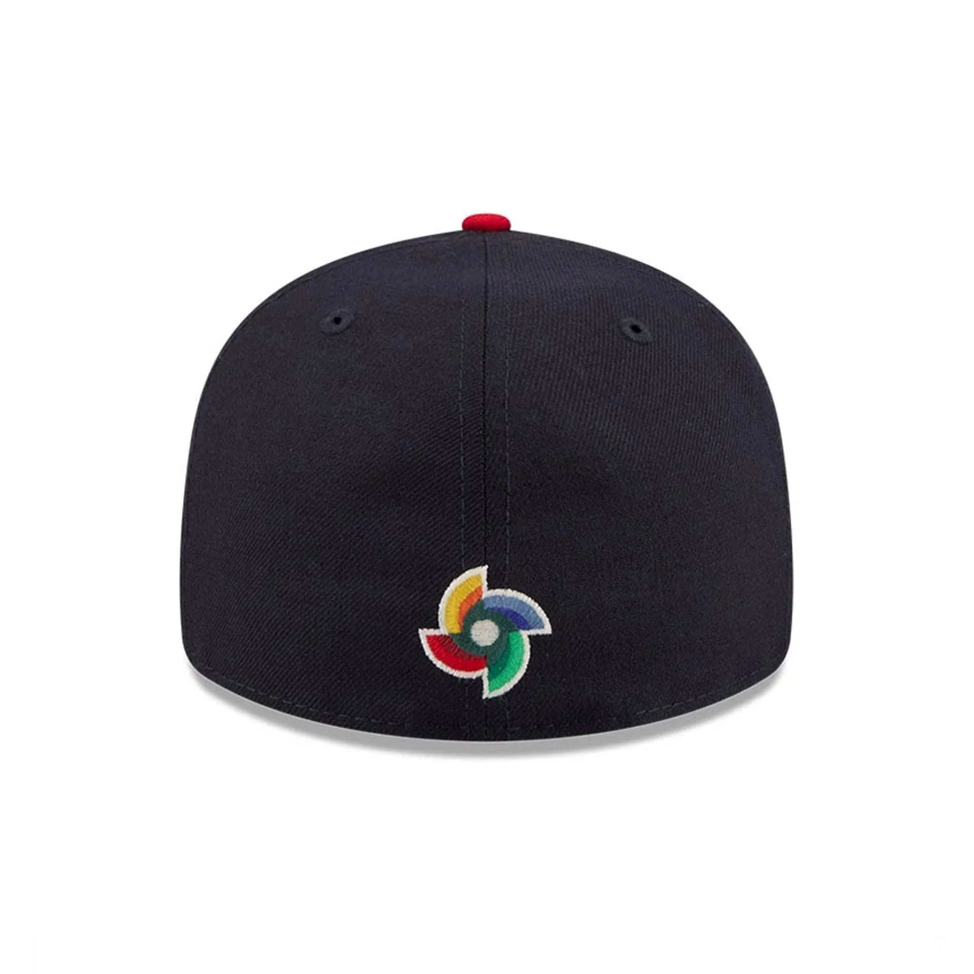 WBC Czech Republic Classical Script Navy Retro Crown 59FIFTY Fitted Cap - Image 7