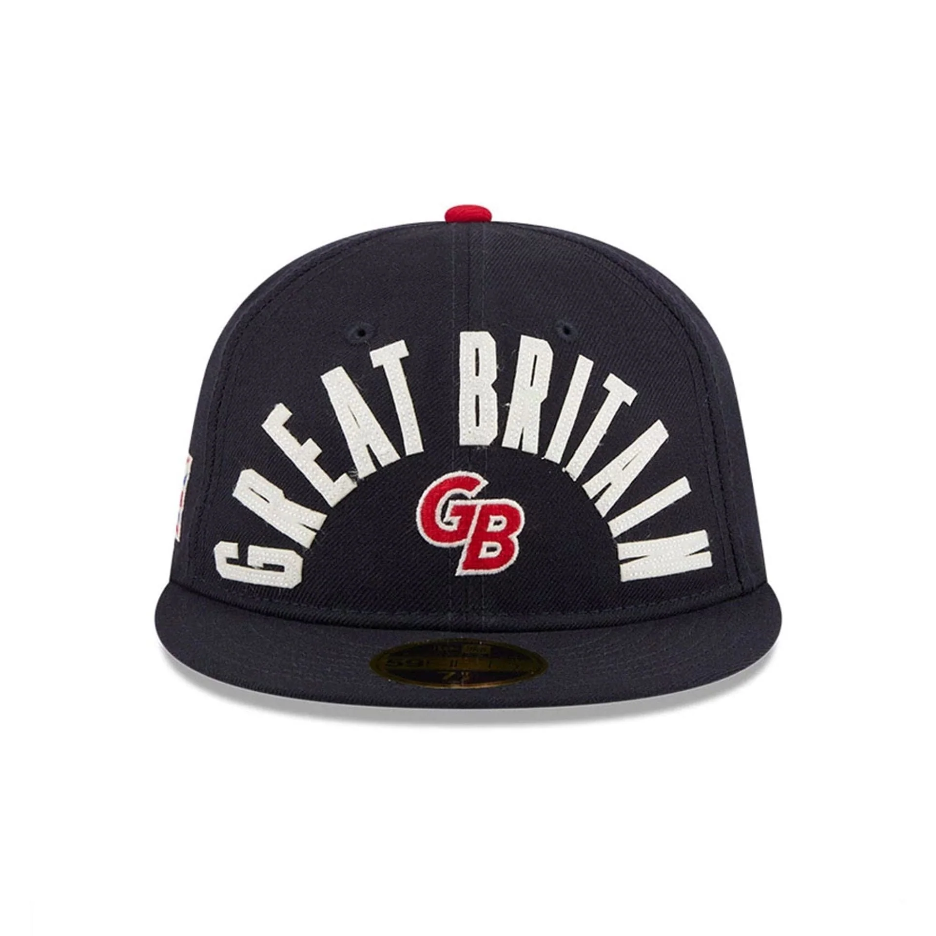 WBC Great Britain Classical Script Navy Retro Crown 59FIFTY Fitted Cap - Image 3
