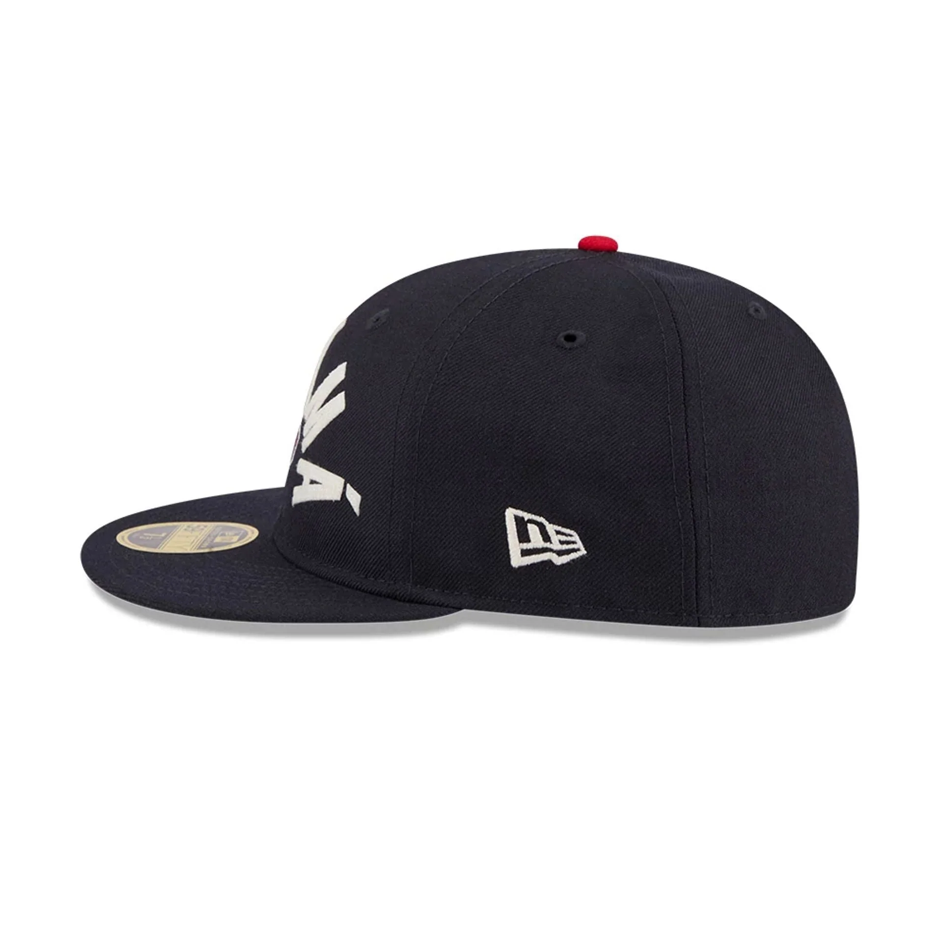 WBC Panama Classical Script Navy Retro Crown 59FIFTY Fitted Cap - Image 6