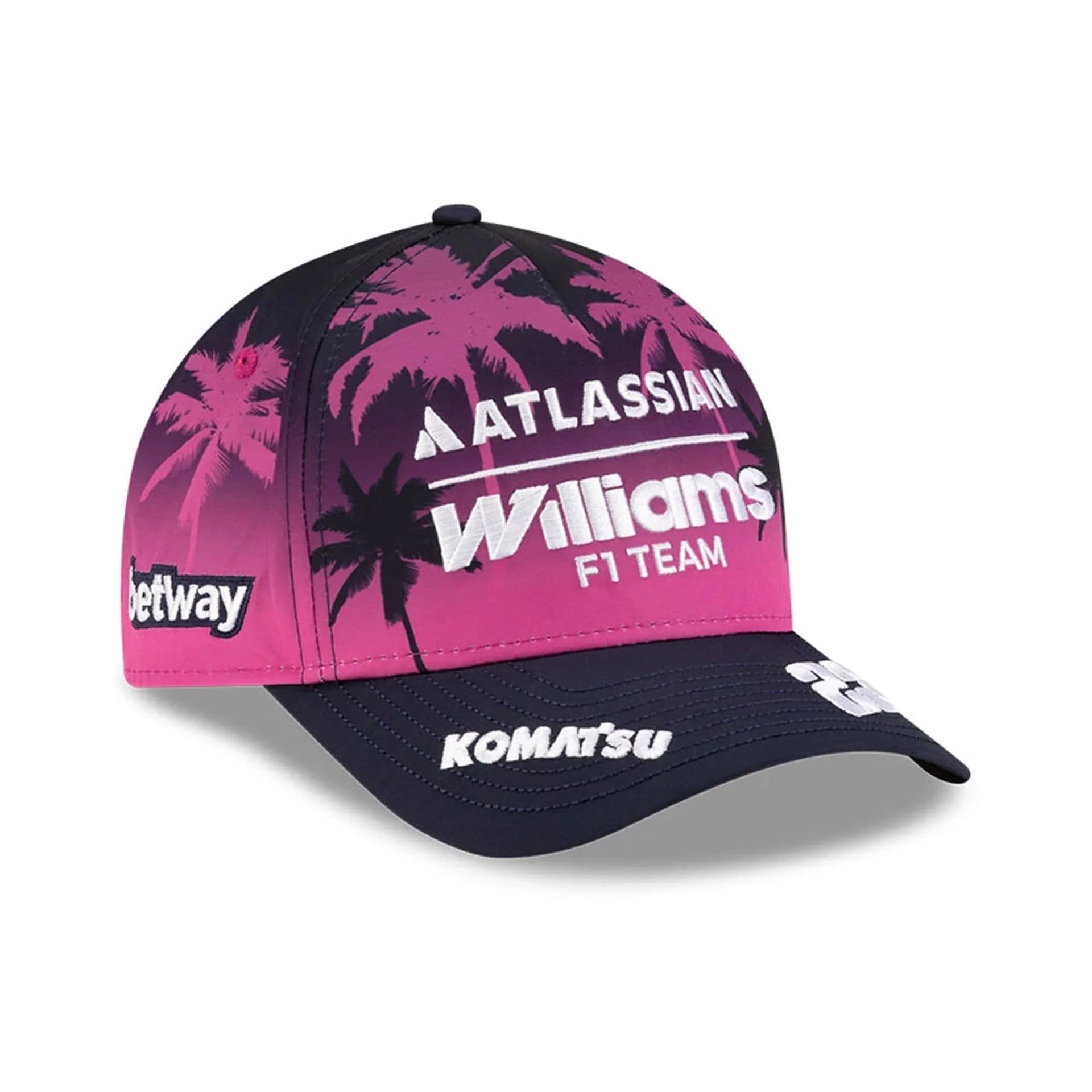 Williams Alex Albon Miami Navy 9FORTY M-Crown A-Frame Adjustable Cap - Image 4