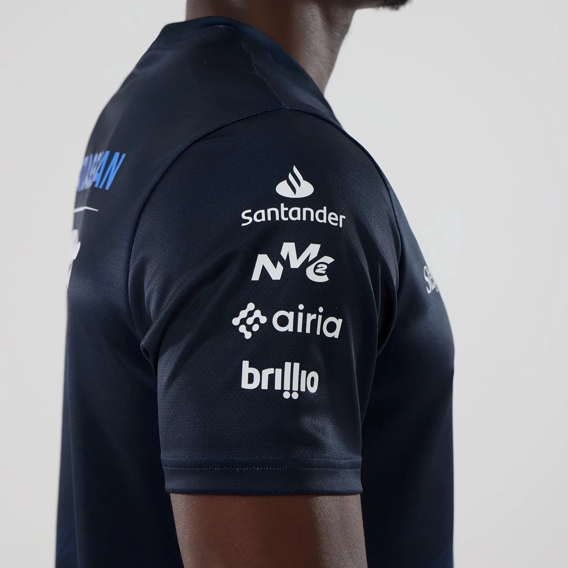 Williams Alex Albon Navy Tech T-shirt - Image 6