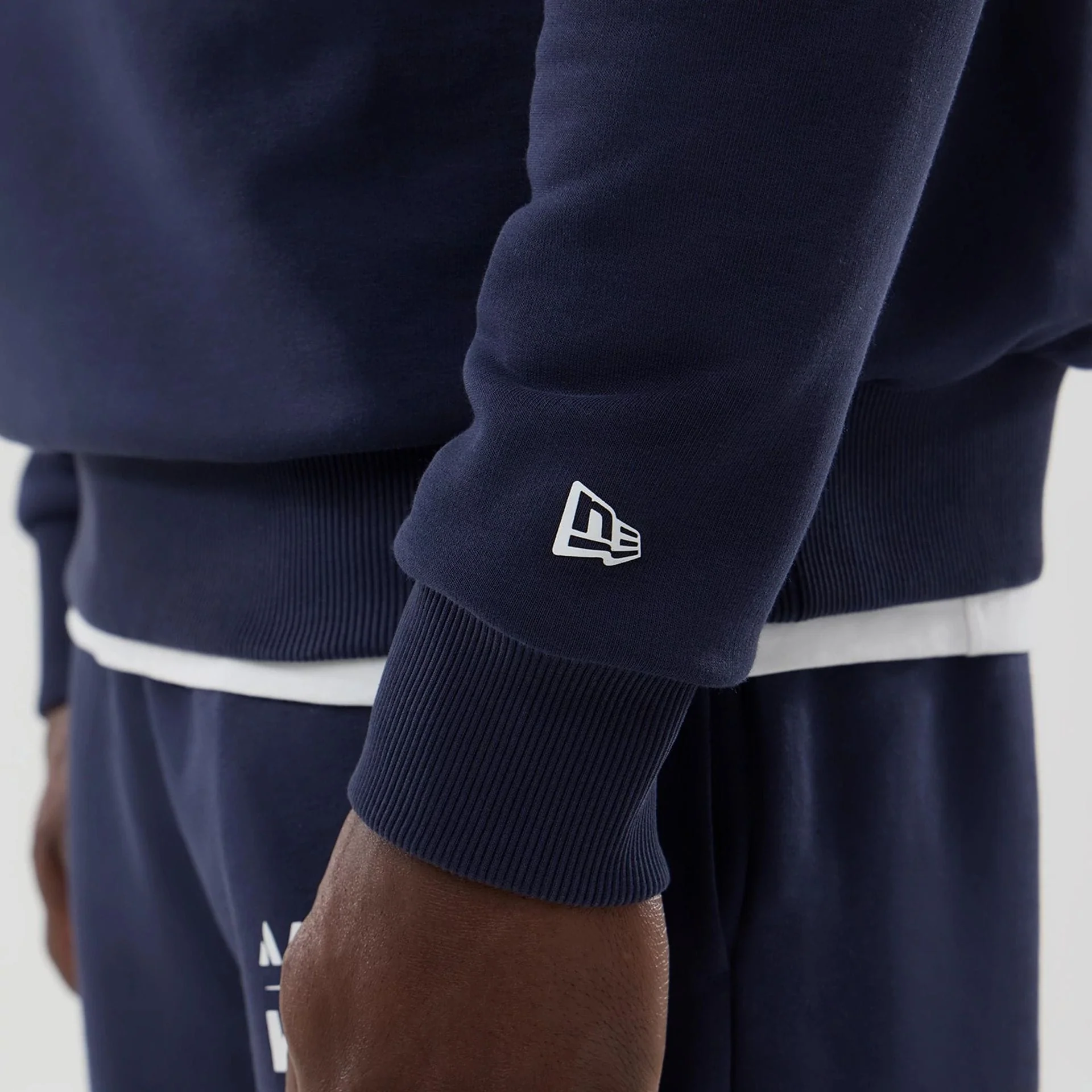Williams Navy Oversized Crewneck Sweater - Image 5