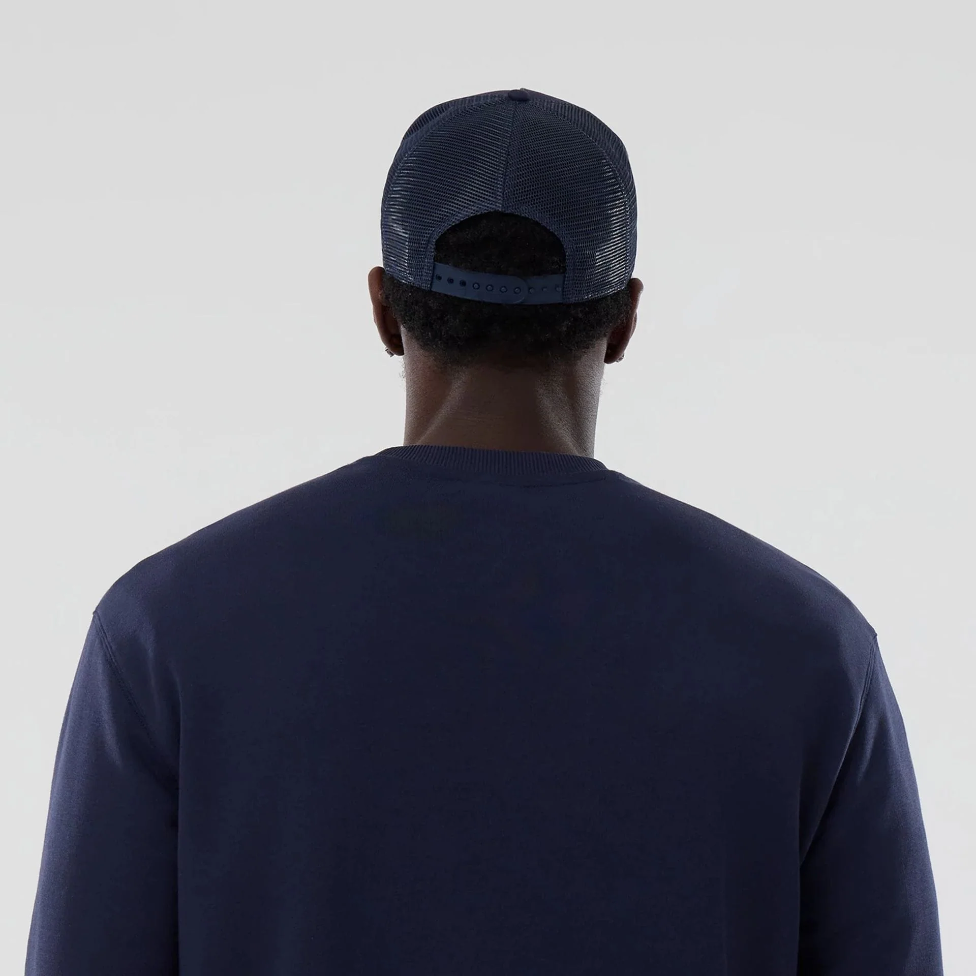 Williams Navy Oversized Crewneck Sweater - Image 7