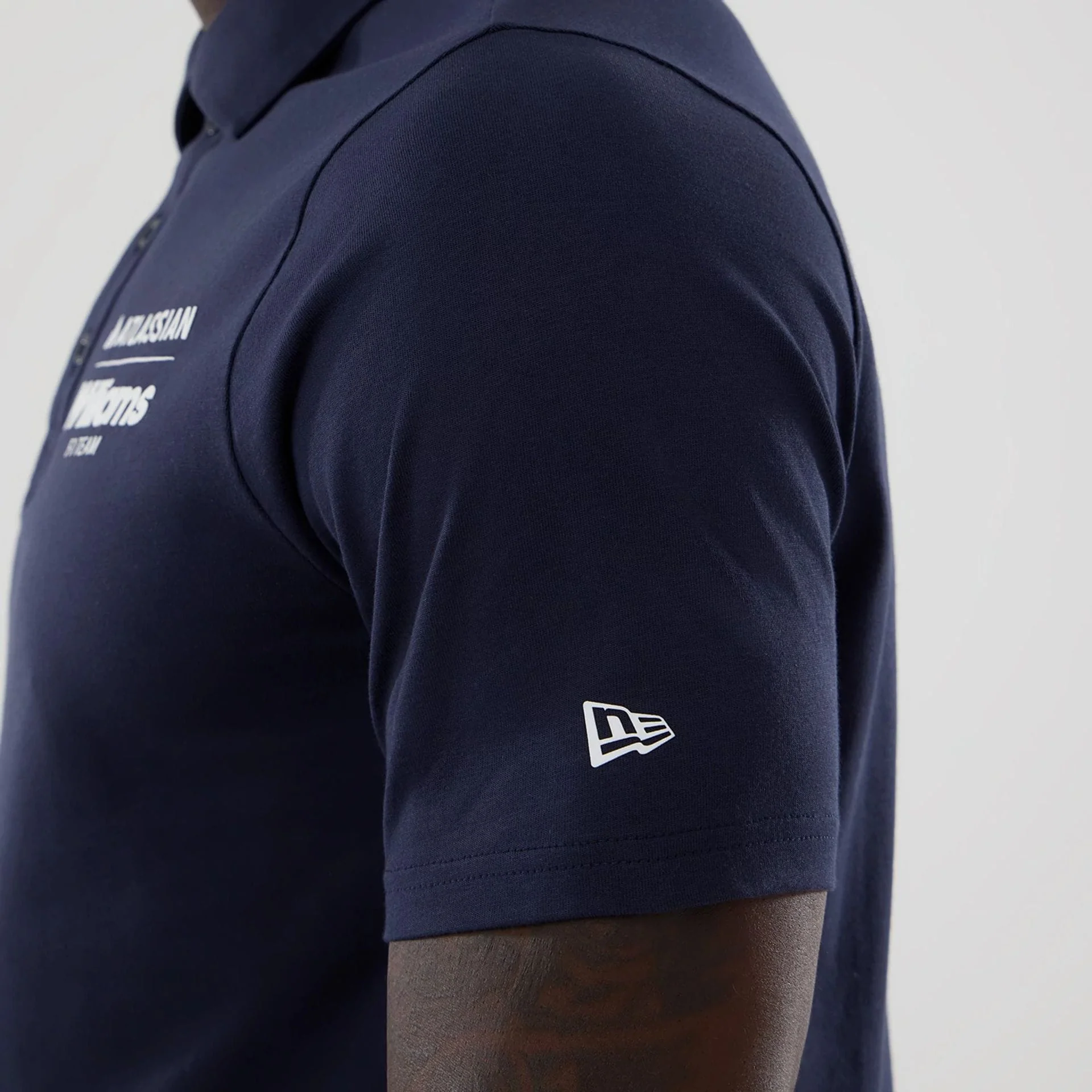 Williams Navy Polo T-Shirt - Image 4