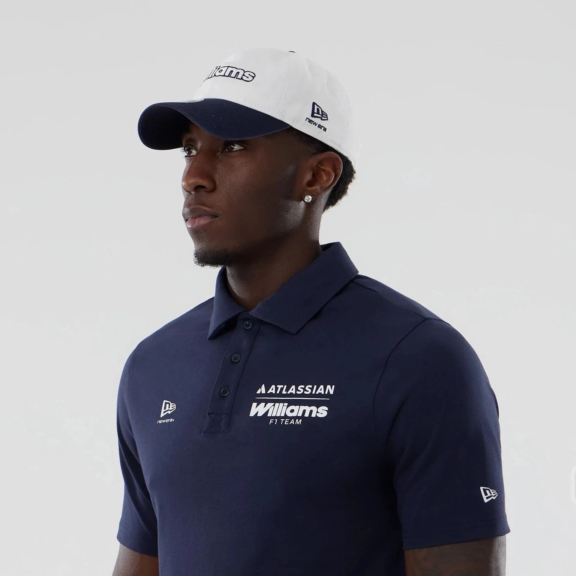 Williams Navy Polo T-Shirt - Image 6