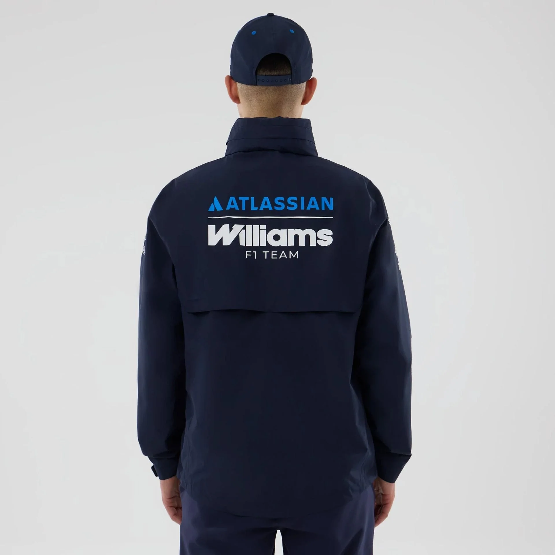 Williams Navy Rain Jacket - Image 2