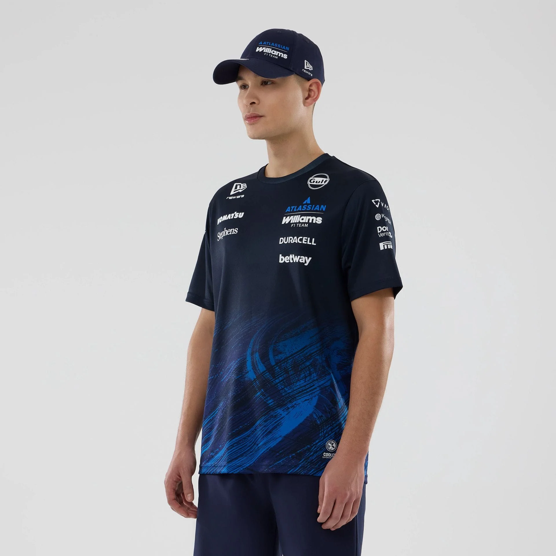 Williams Navy Tech T-shirt - Image 4