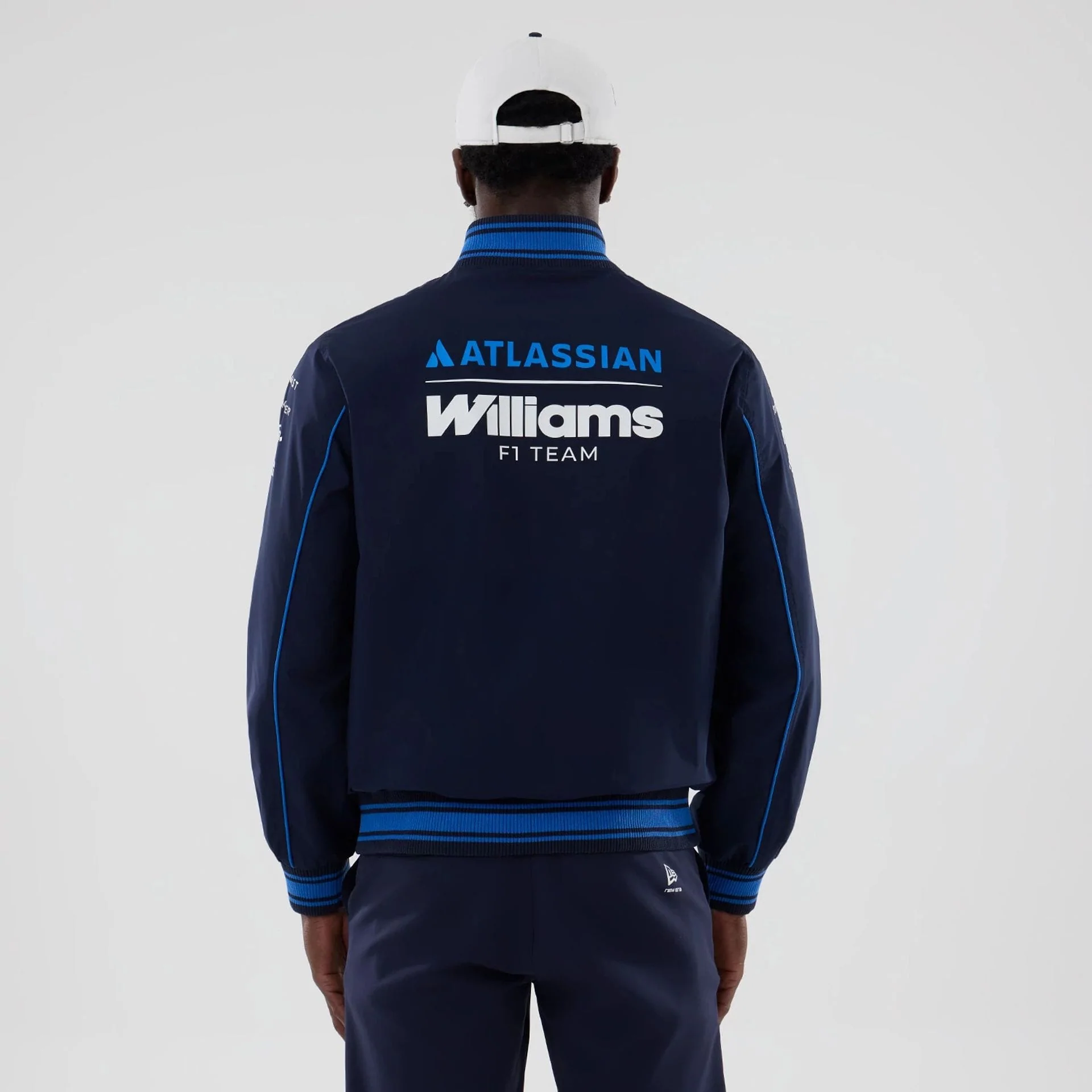 Williams Navy Varsity Jacket - Image 2