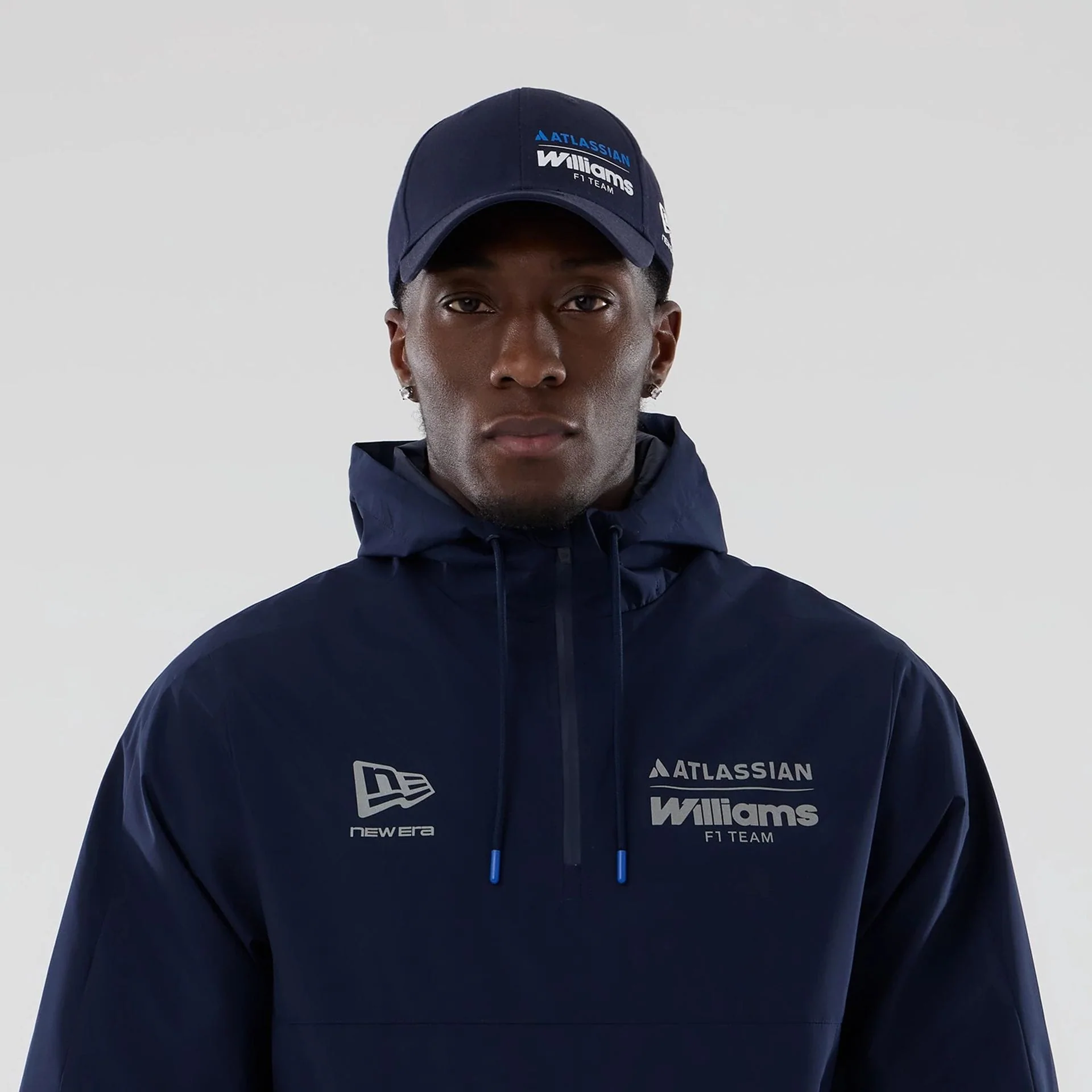 Williams Navy Windbreaker Jacket - Image 3