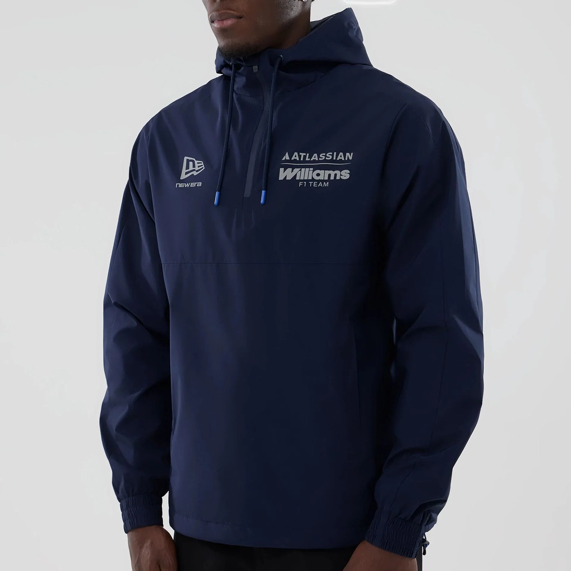 Williams Navy Windbreaker Jacket - Image 4