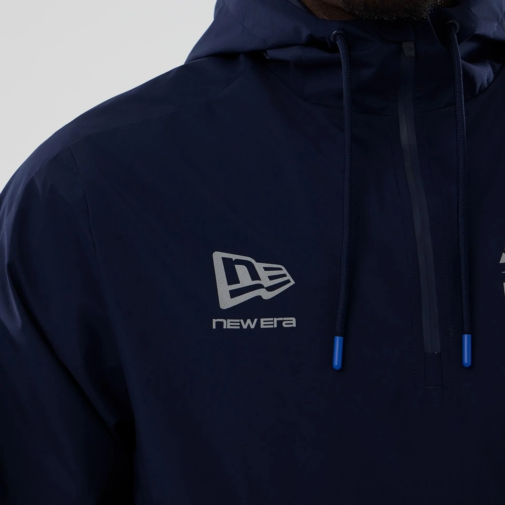 Williams Navy Windbreaker Jacket - Image 5