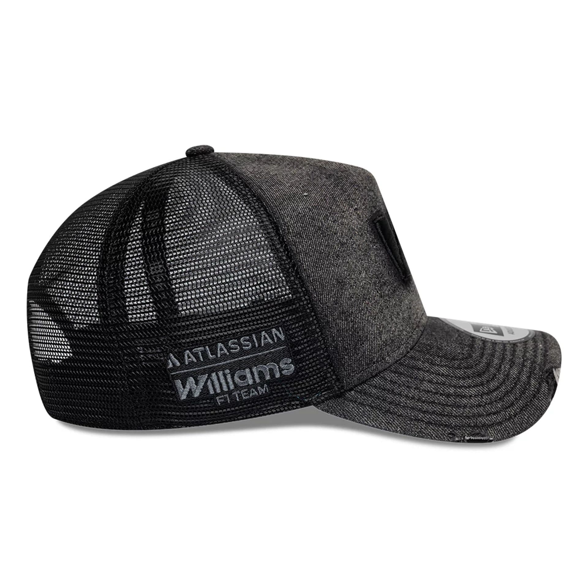 Williams New Wave Denim Black 9FORTY A-Frame Trucker Adjustable Cap - Image 4