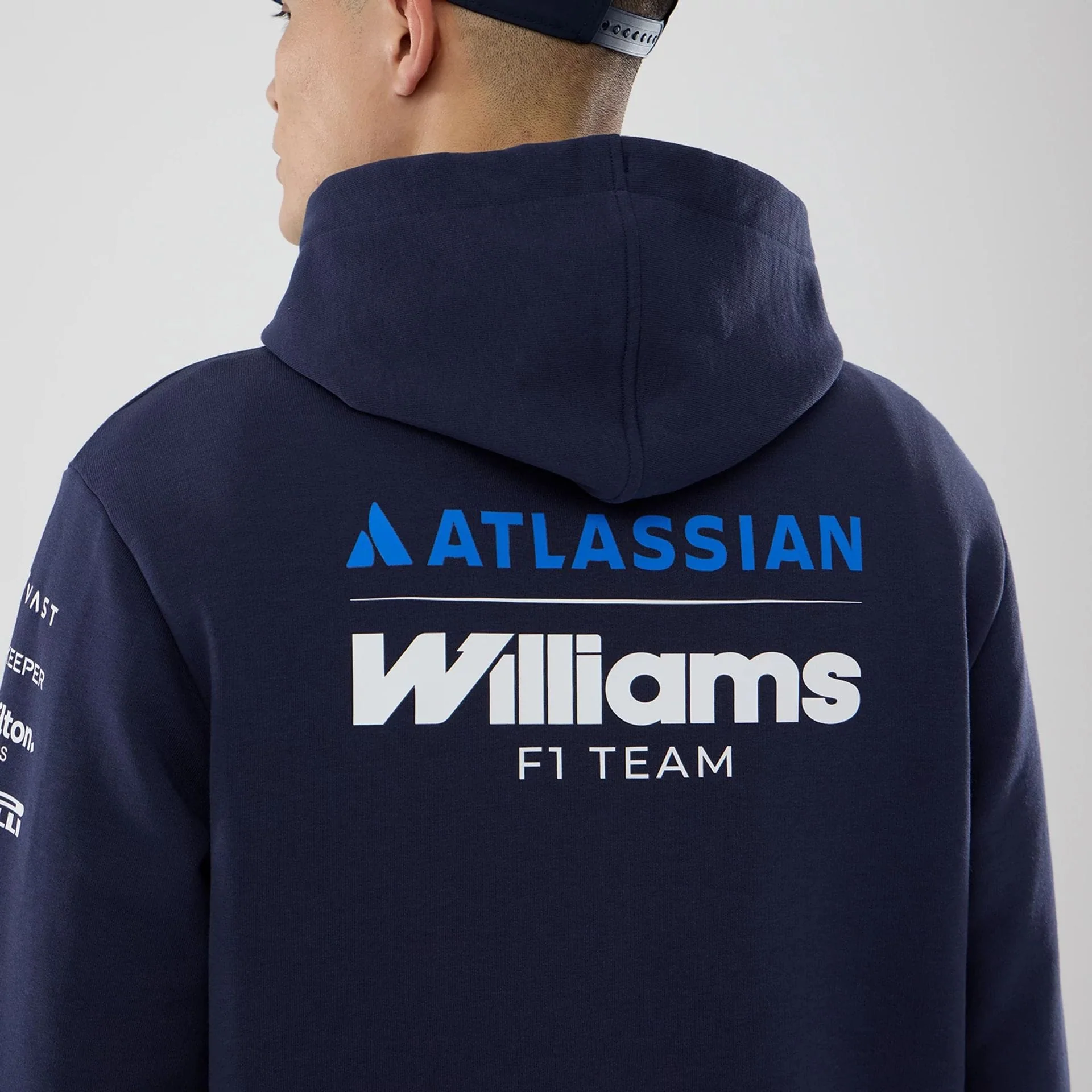 Williams Replica Navy Pullover Hoodie - Image 7