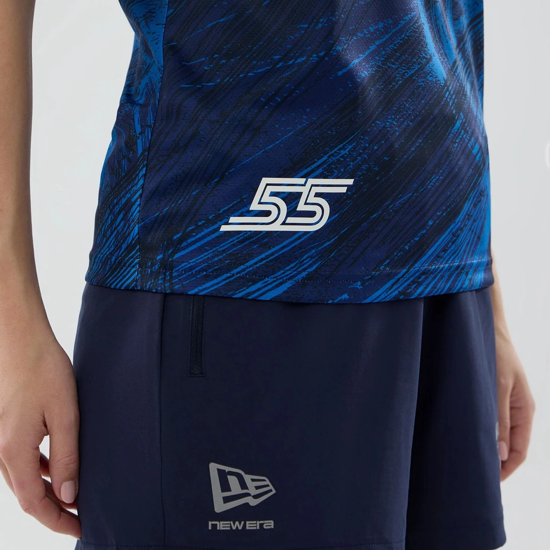 Williams Womens Carlos Sainz Navy Tech T-shirt - Image 5