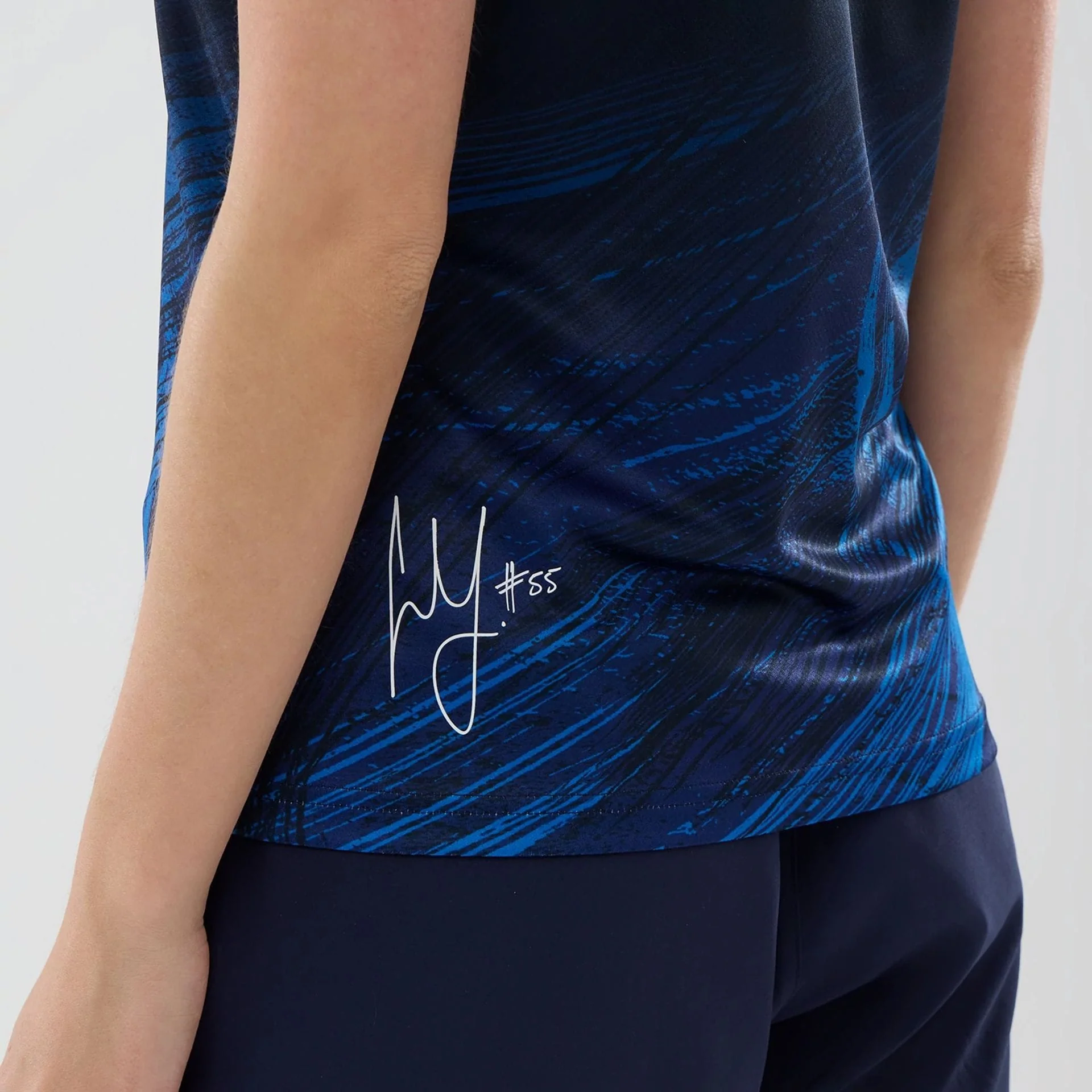 Williams Womens Carlos Sainz Navy Tech T-shirt - Image 6