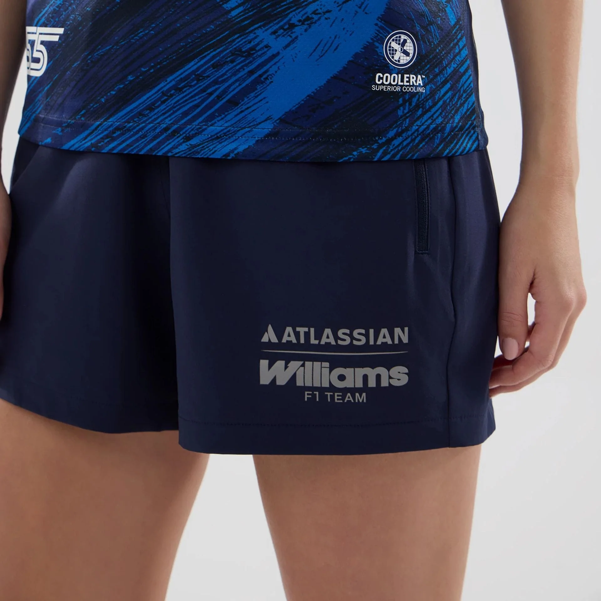 Williams Womens Carlos Sainz Navy Tech T-shirt - Image 7