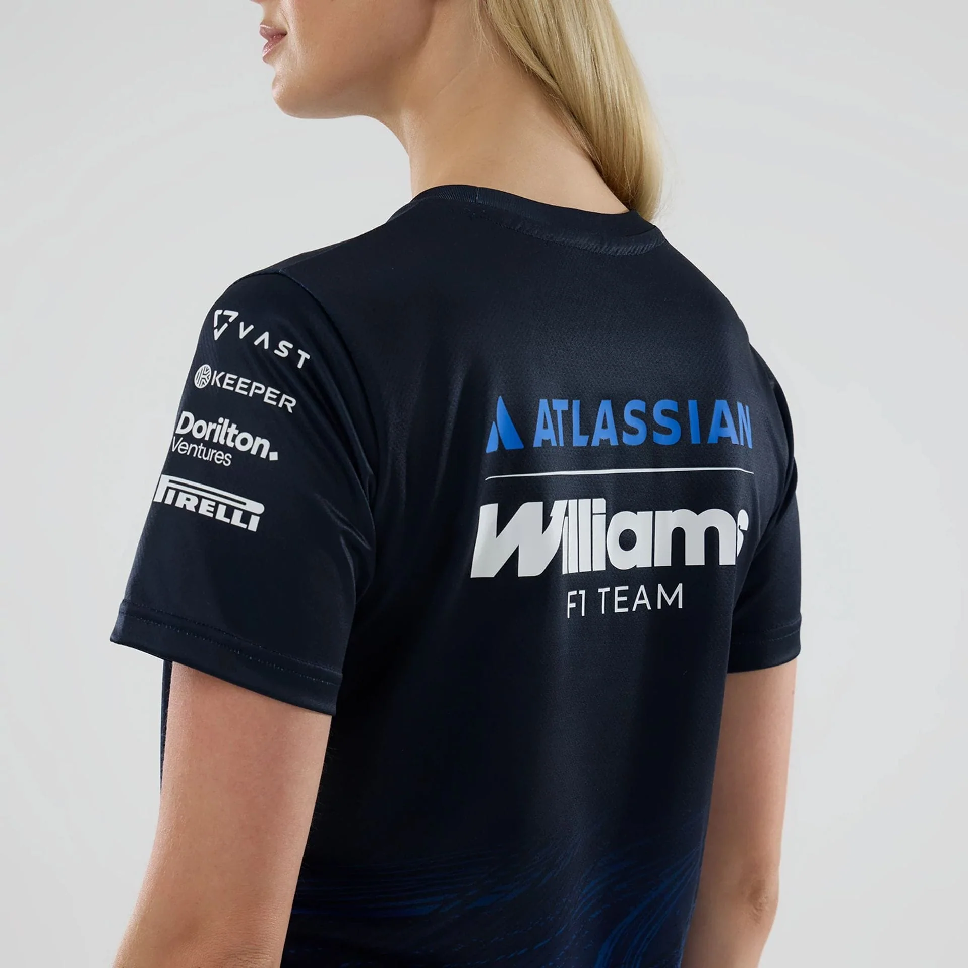 Williams Womens Navy Tech T-shirt - Image 4