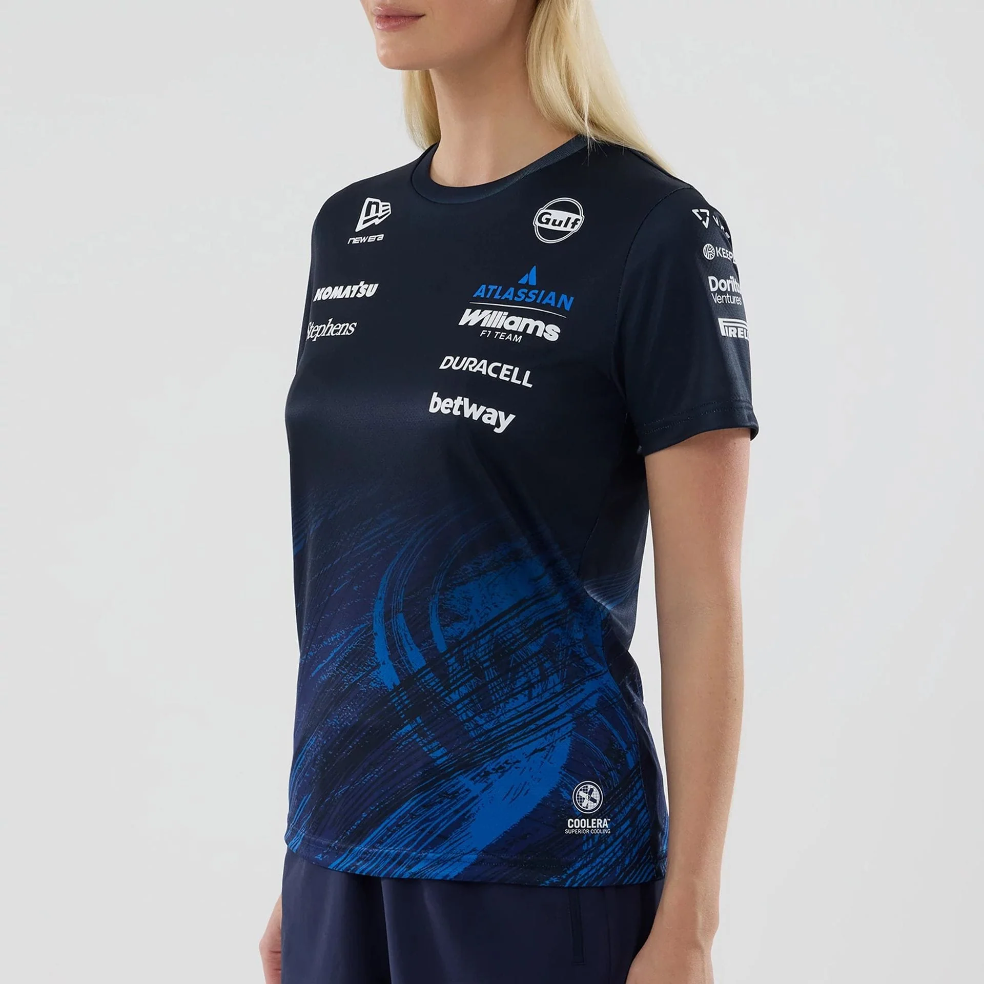 Williams Womens Navy Tech T-shirt - Image 5