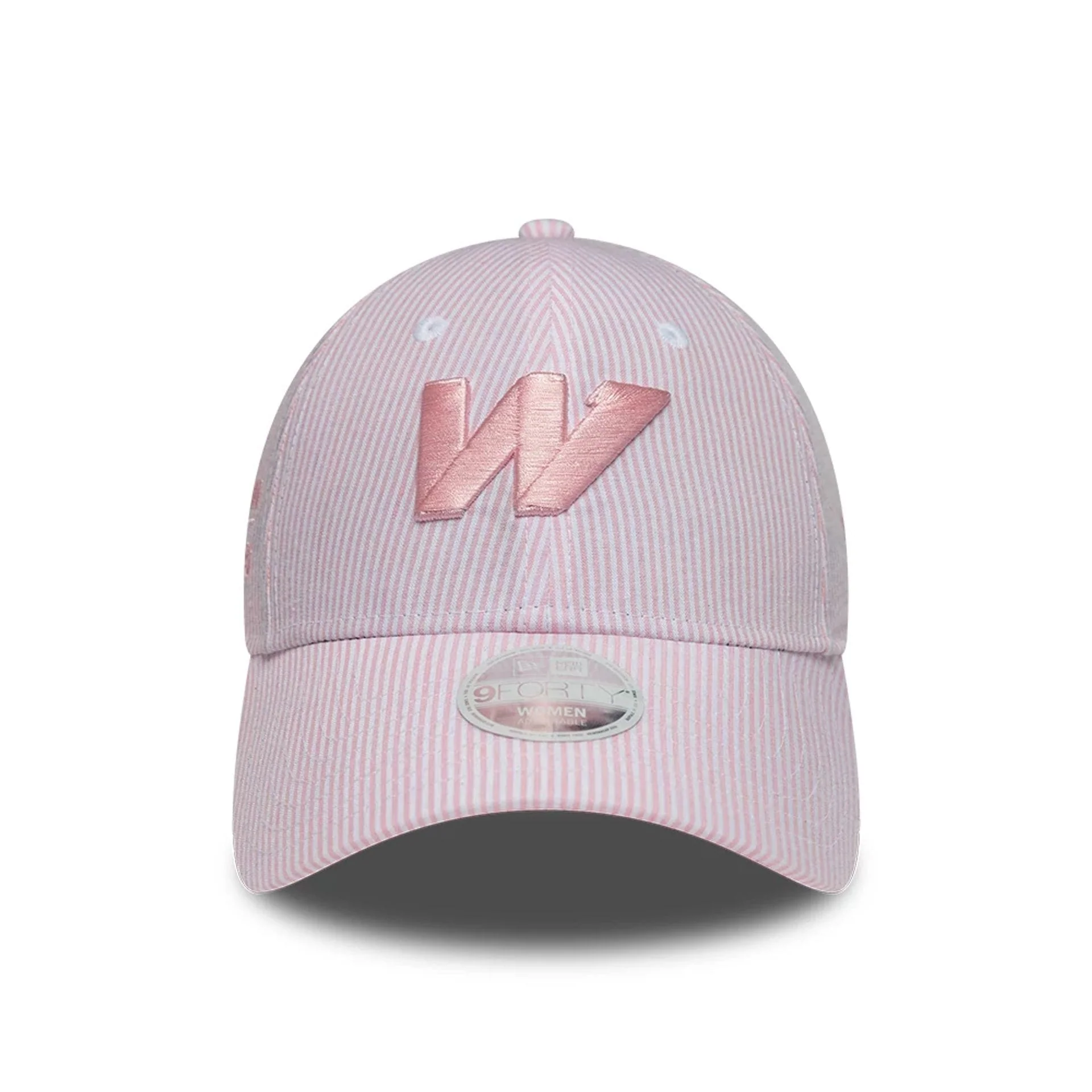 Williams Womens Seersucker Pastel Pink 9FORTY Adjustable Cap - Image 2