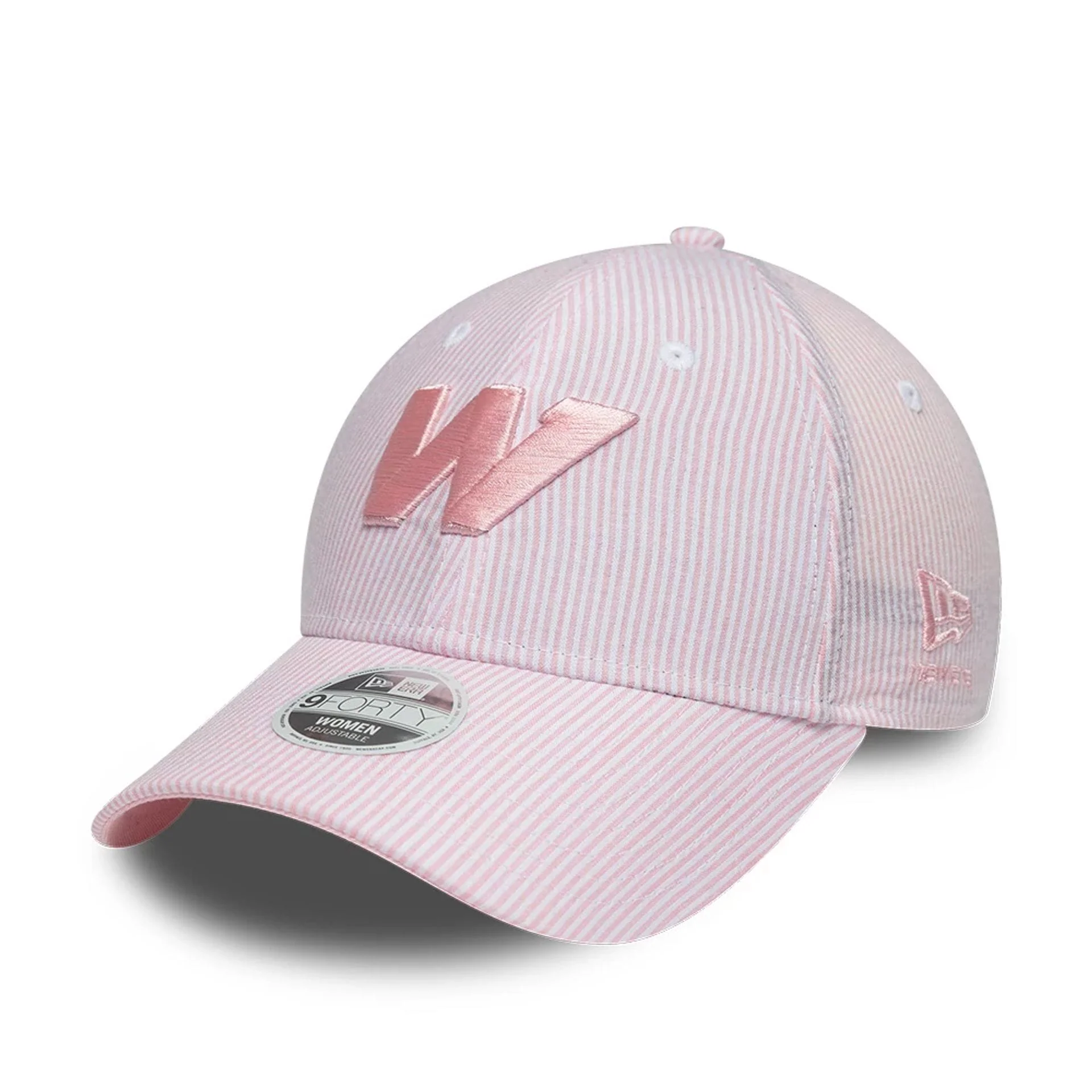 Williams Womens Seersucker Pastel Pink 9FORTY Adjustable Cap - Image 3