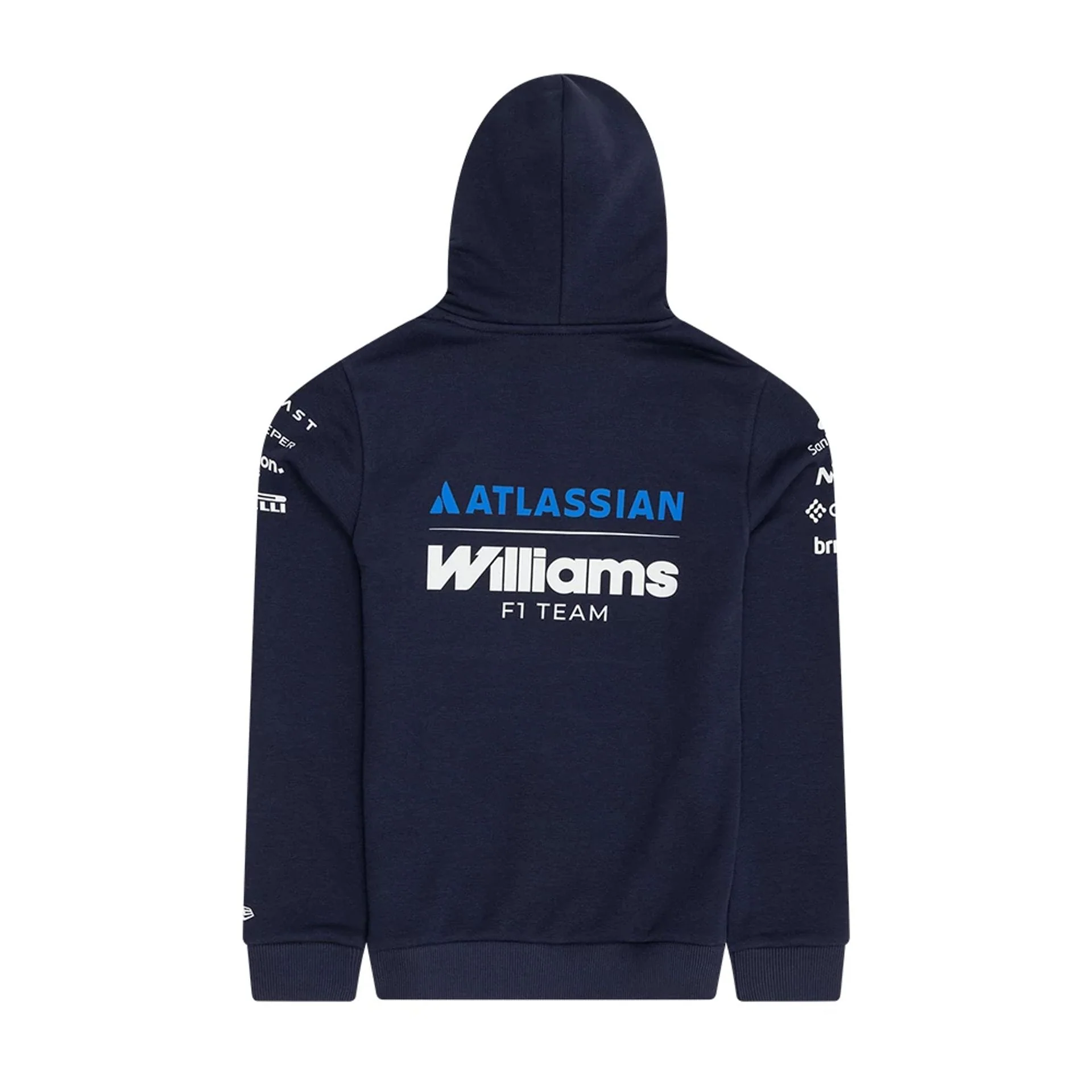 Williams Youth Replica Navy Pullover Hoodie - Image 2