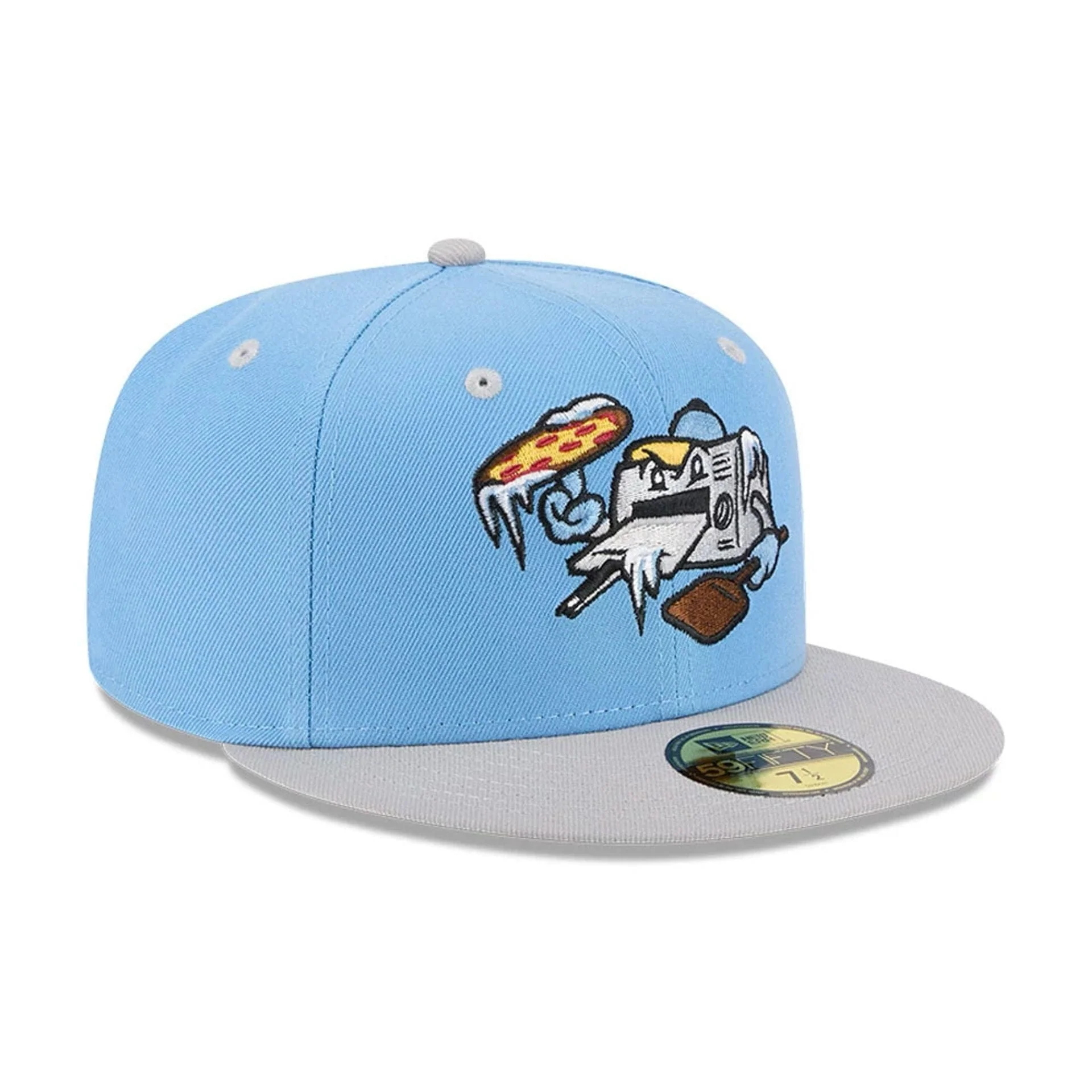 Wisconsin Timber Rattler MiLB Theme Night Pastel Blue 59FIFTY Fitted Cap - Image 3