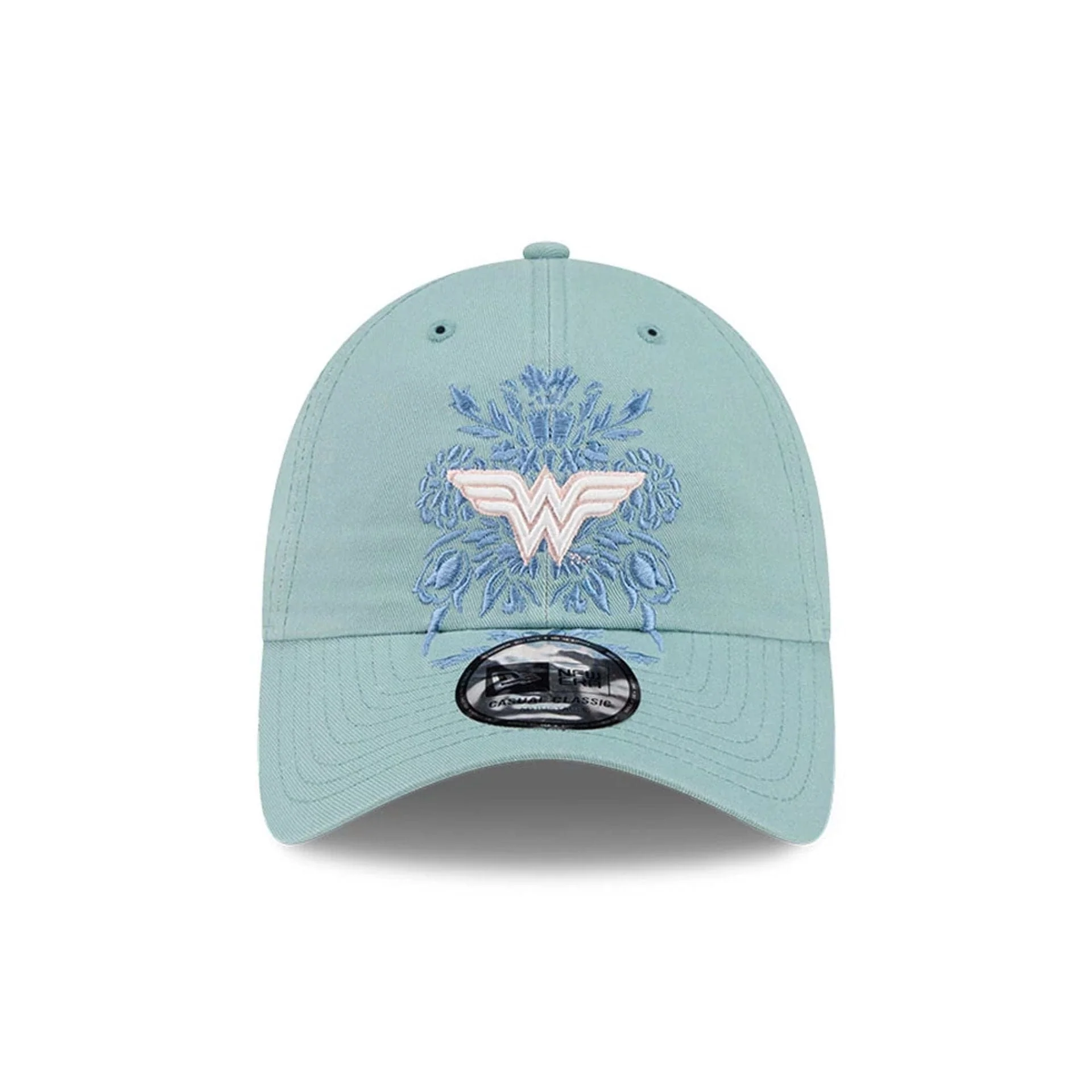 Womens DC Wonder Woman Pastel Blue Casual Classic Adjustable Cap - Image 3