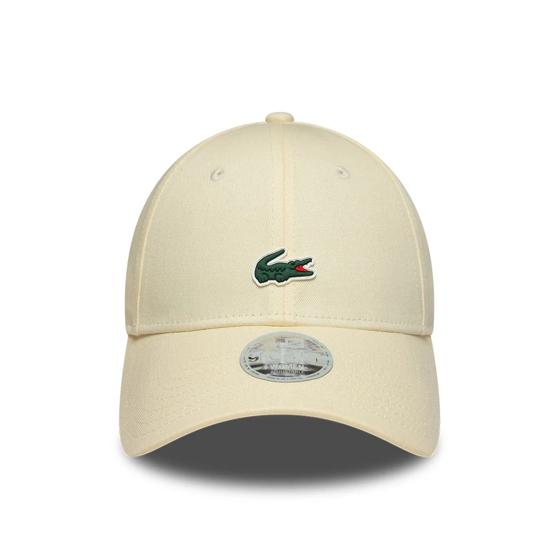 Womens Lacoste X New Era Light Beige 9FORTY Adjustable Cap - Image 2