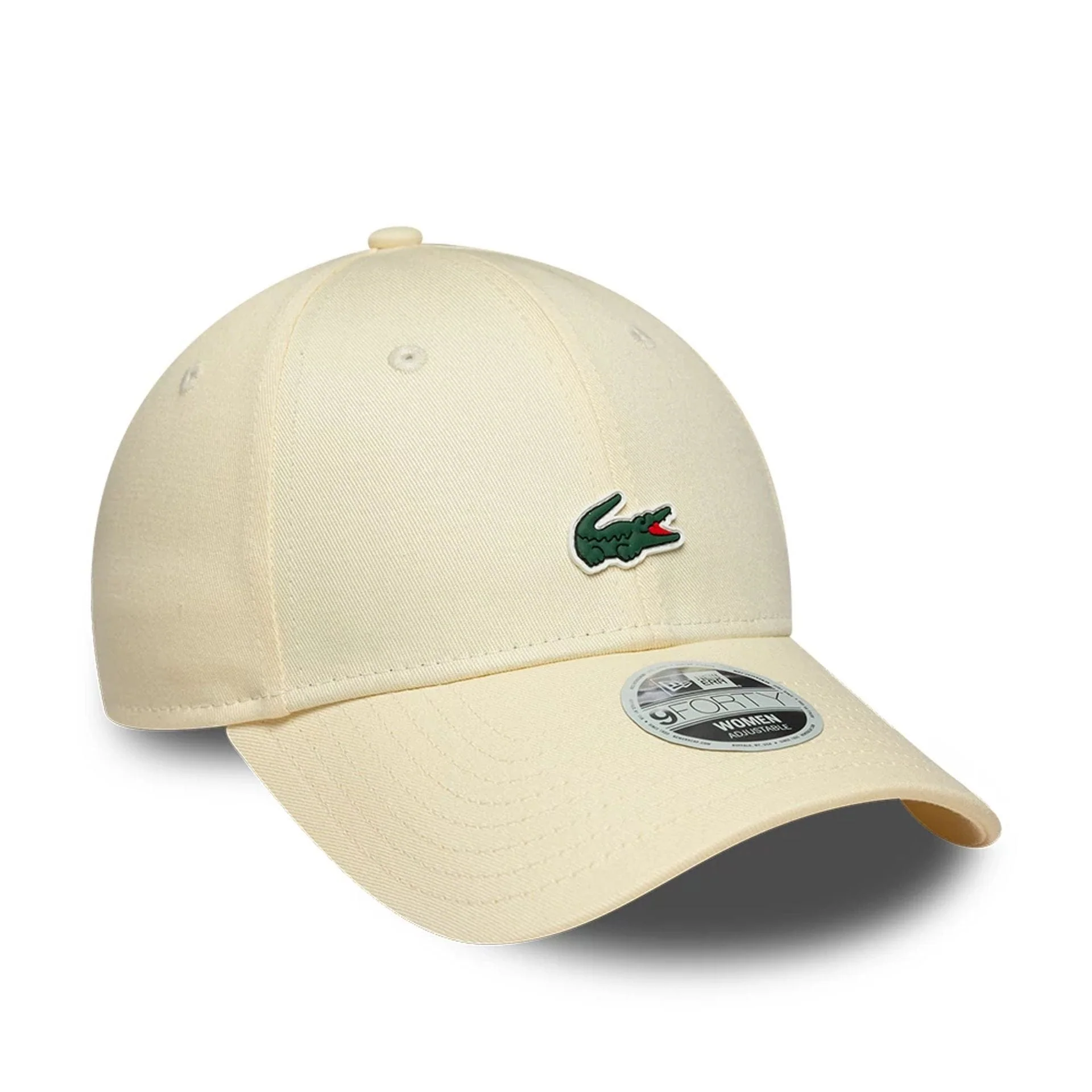 Womens Lacoste X New Era Light Beige 9FORTY Adjustable Cap - Image 3
