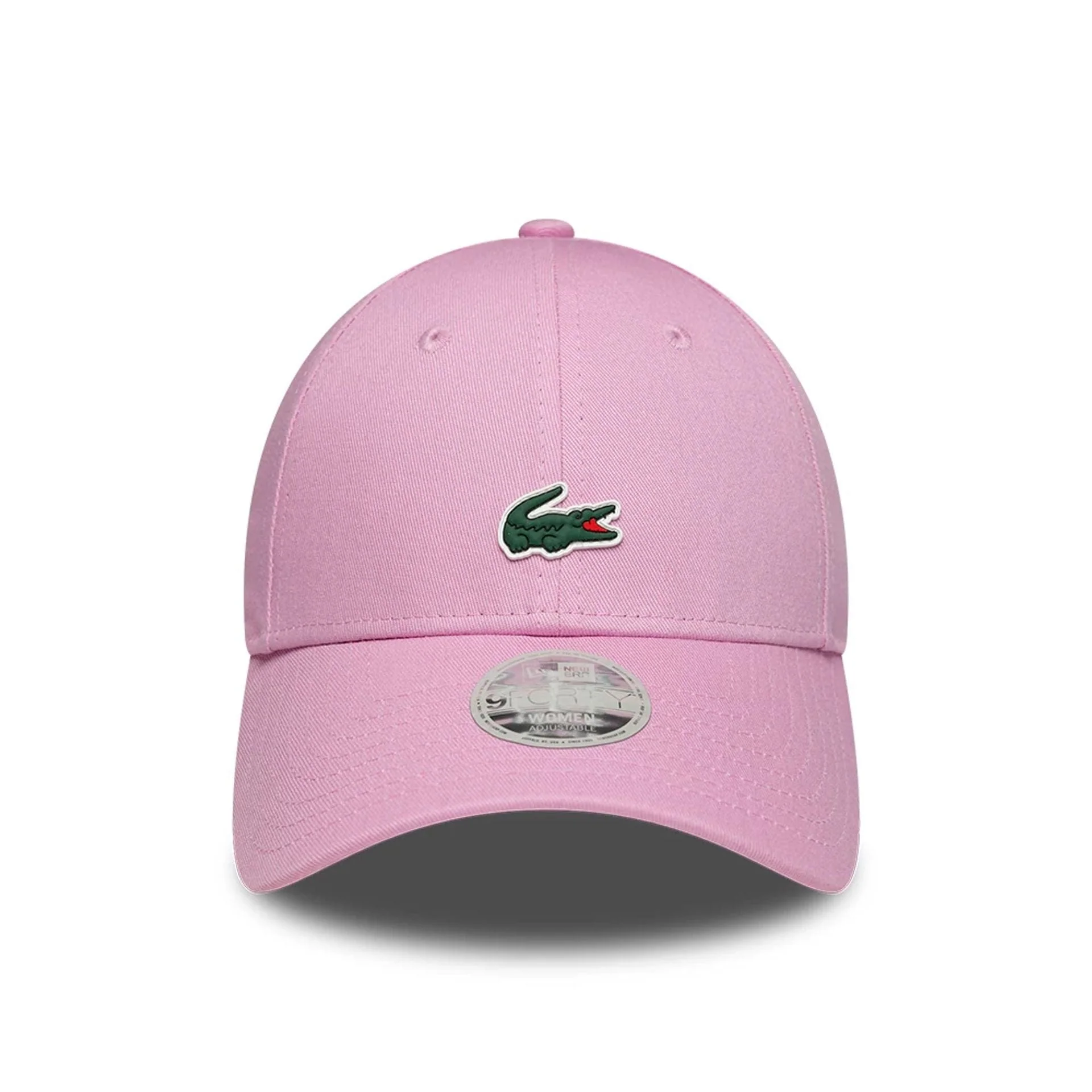 Womens Lacoste X New Era Pastel Pink 9FORTY Adjustable Cap - Image 2